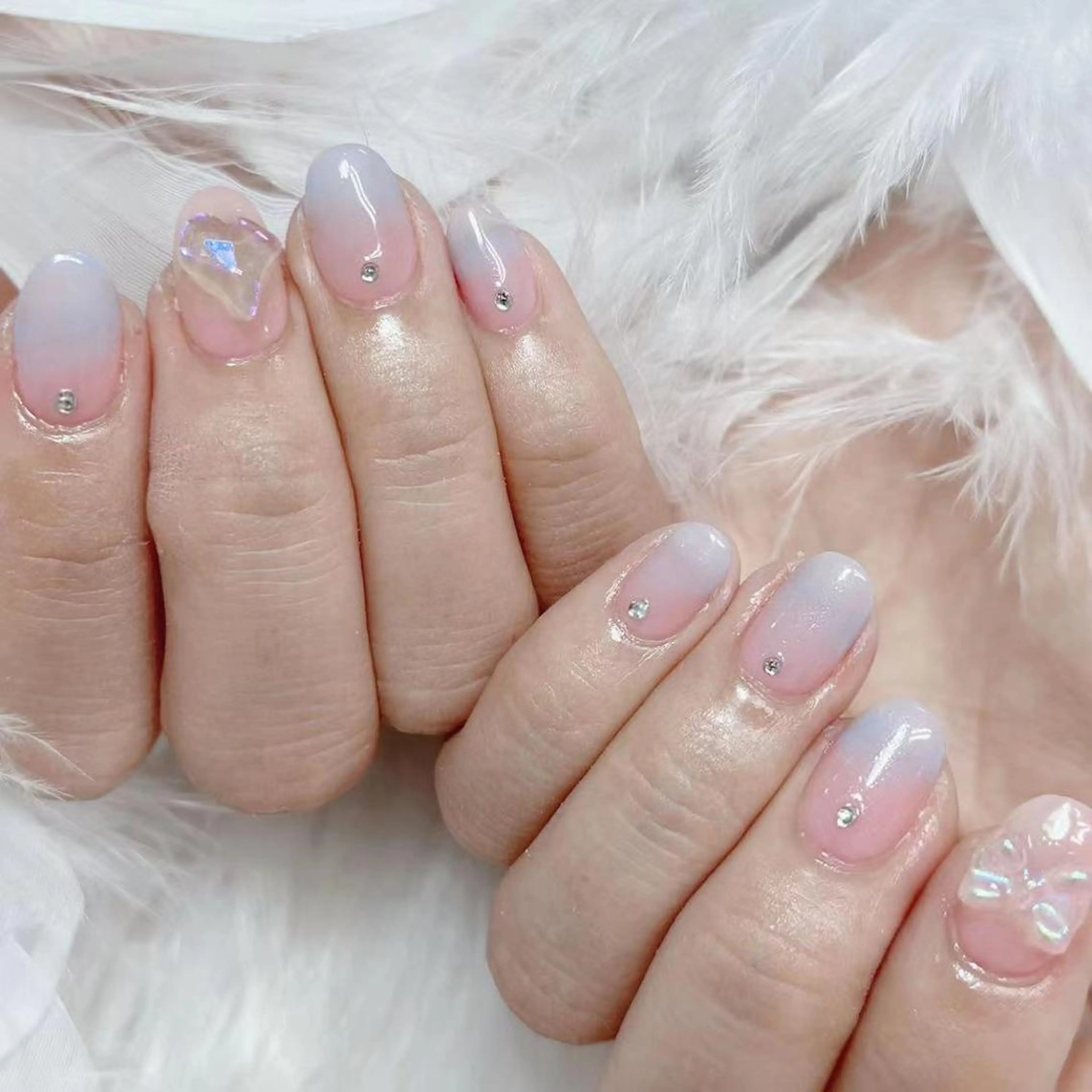 ネイル ハンドネイル ハンドケア Diamond 🚢のネイルデザイン