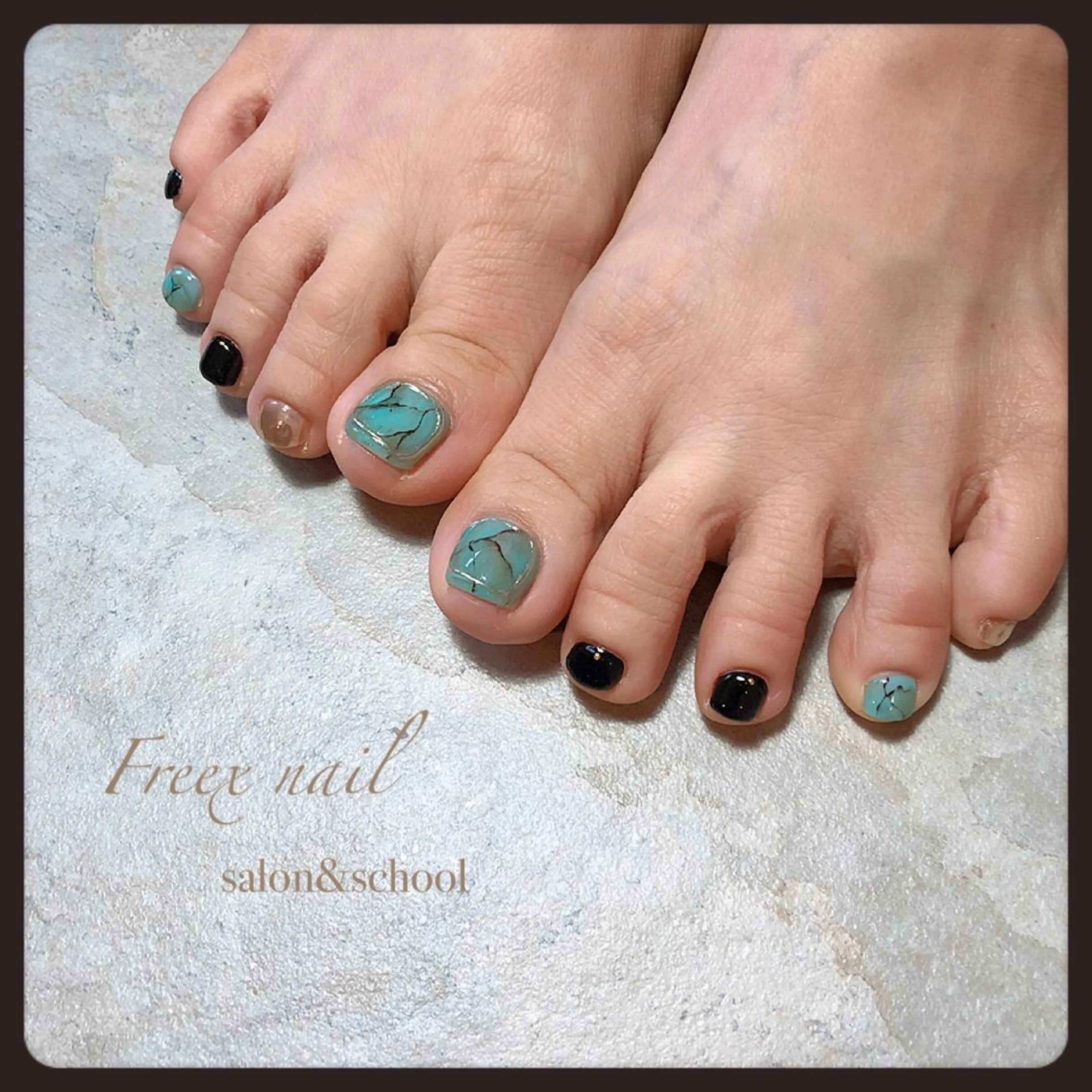 ネイル フットネイル Freex nail所属・freex nail /ニュアンス/個性派のネイルデザイン