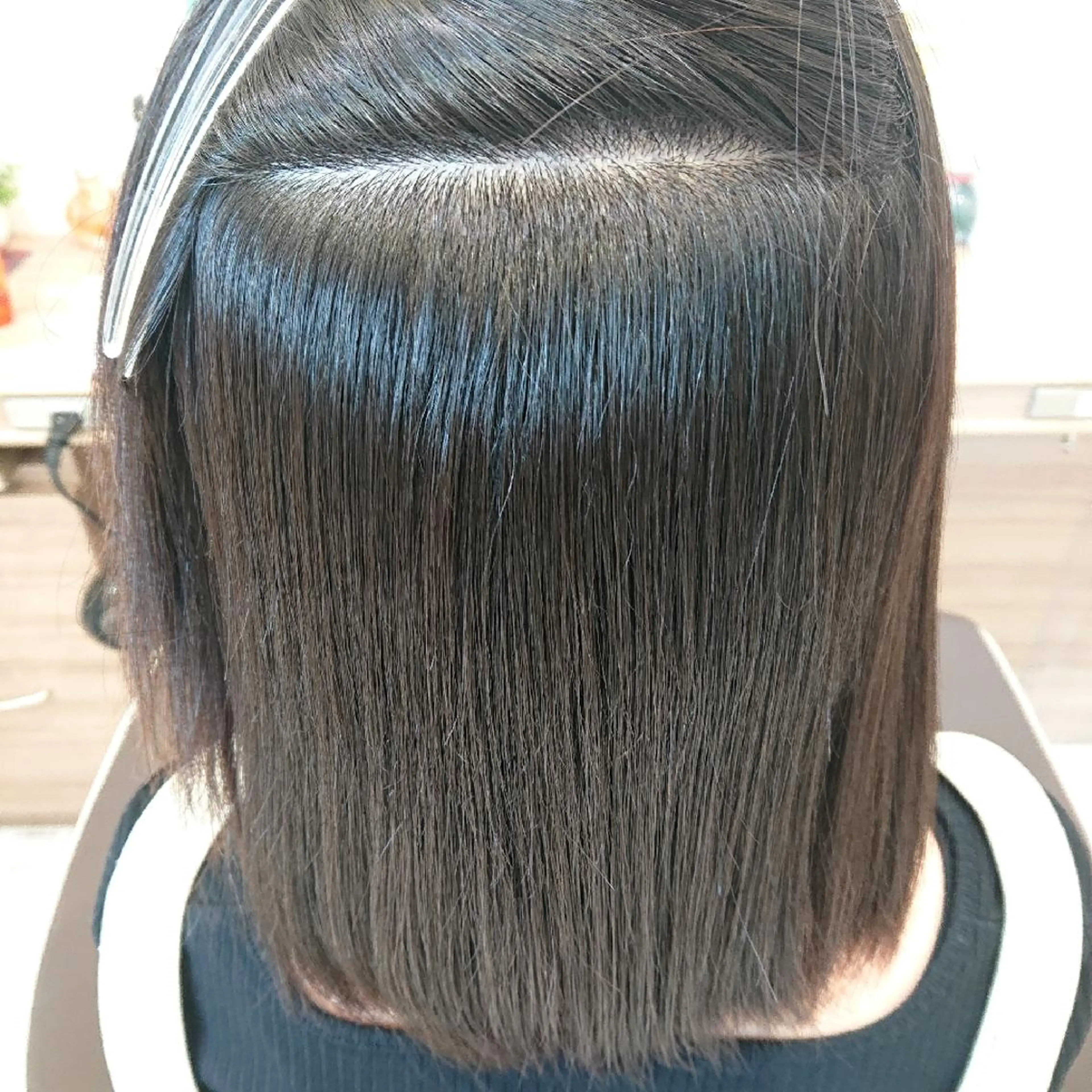 ミディアム 縮毛矯正 トリートメント 宮本 秀人のヘアスタイル