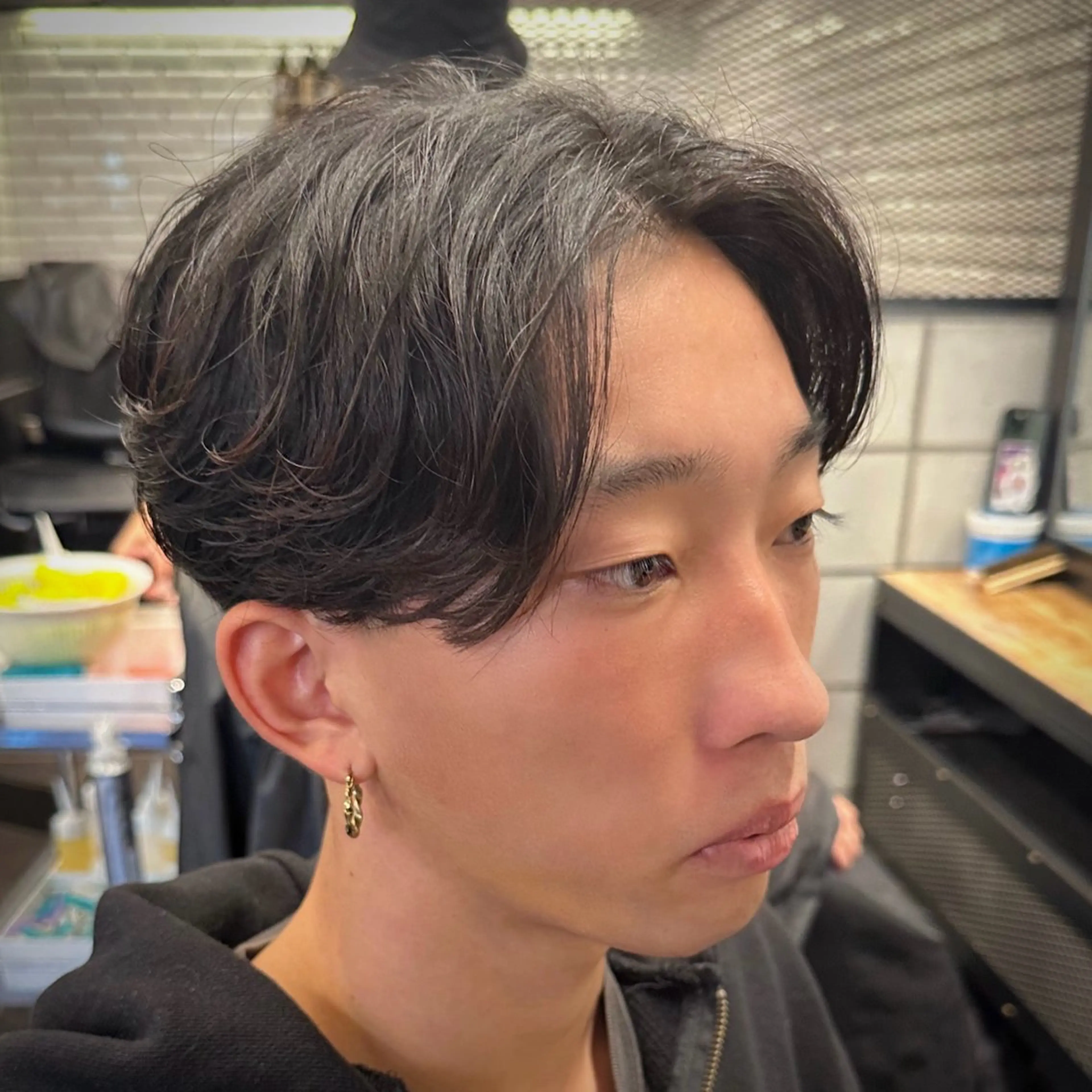 パーマ メンズ カット パーマ トリートメント ツイスパ/メンズ パーマ/歩夢のヘアスタイル