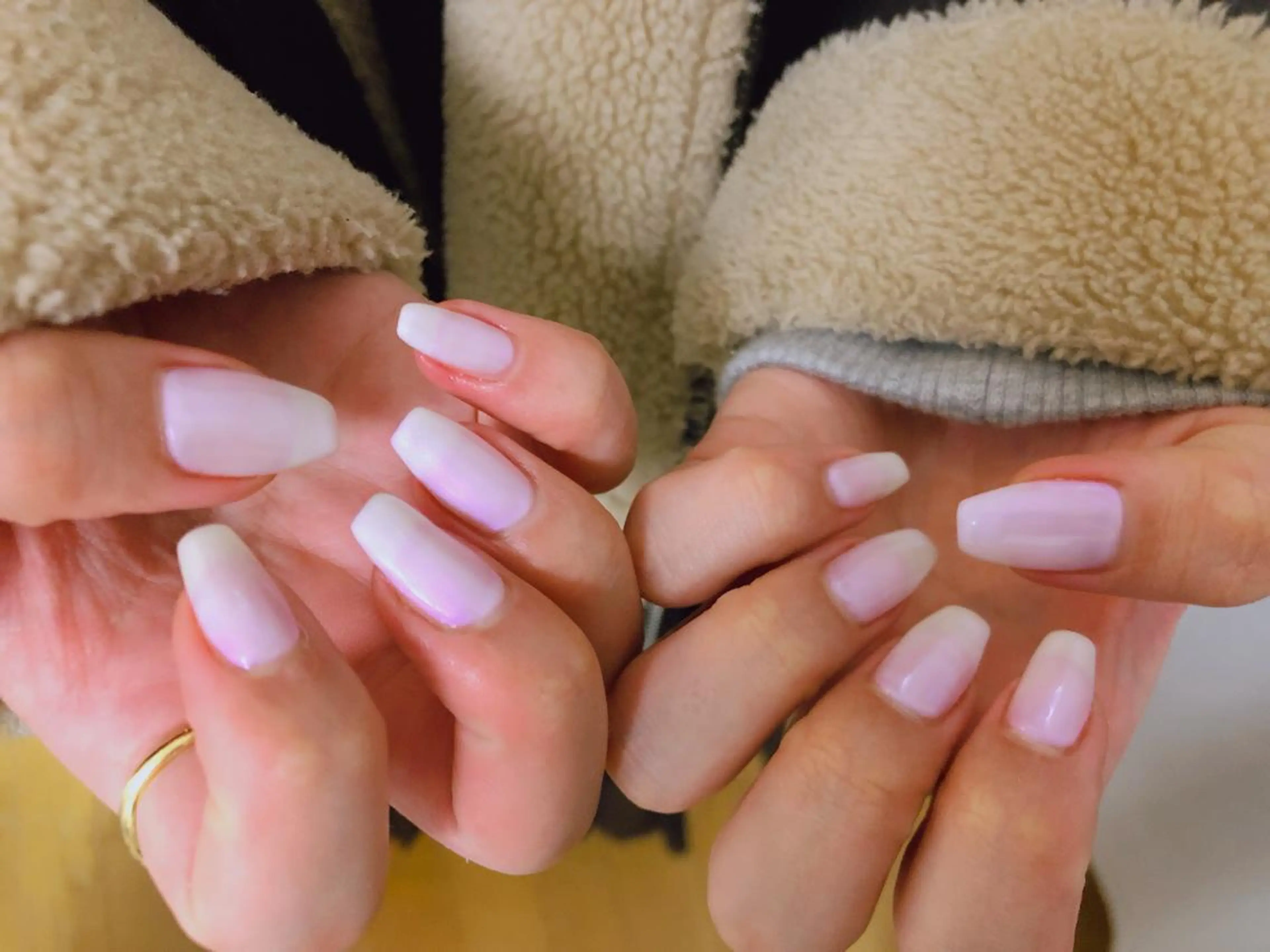 ネイル 桜ネイル ジェルネイル グラデーション ミラーネイル パラジェル ハンドネイル kiki nail 二子玉川のネイルデザイン