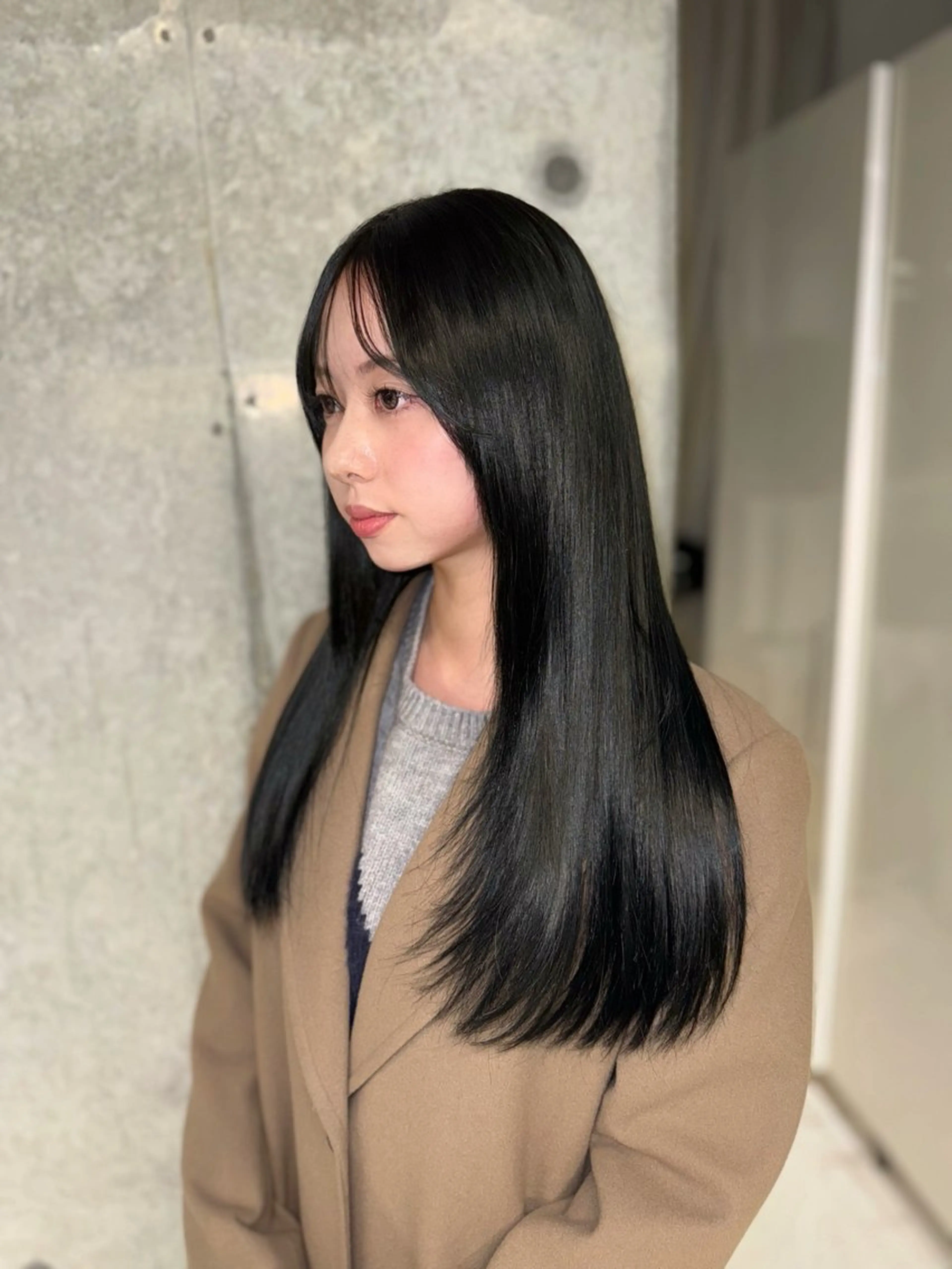 ロング カット トリートメント karina🌿レイ ヤーカット/髪質改善のヘアスタイル