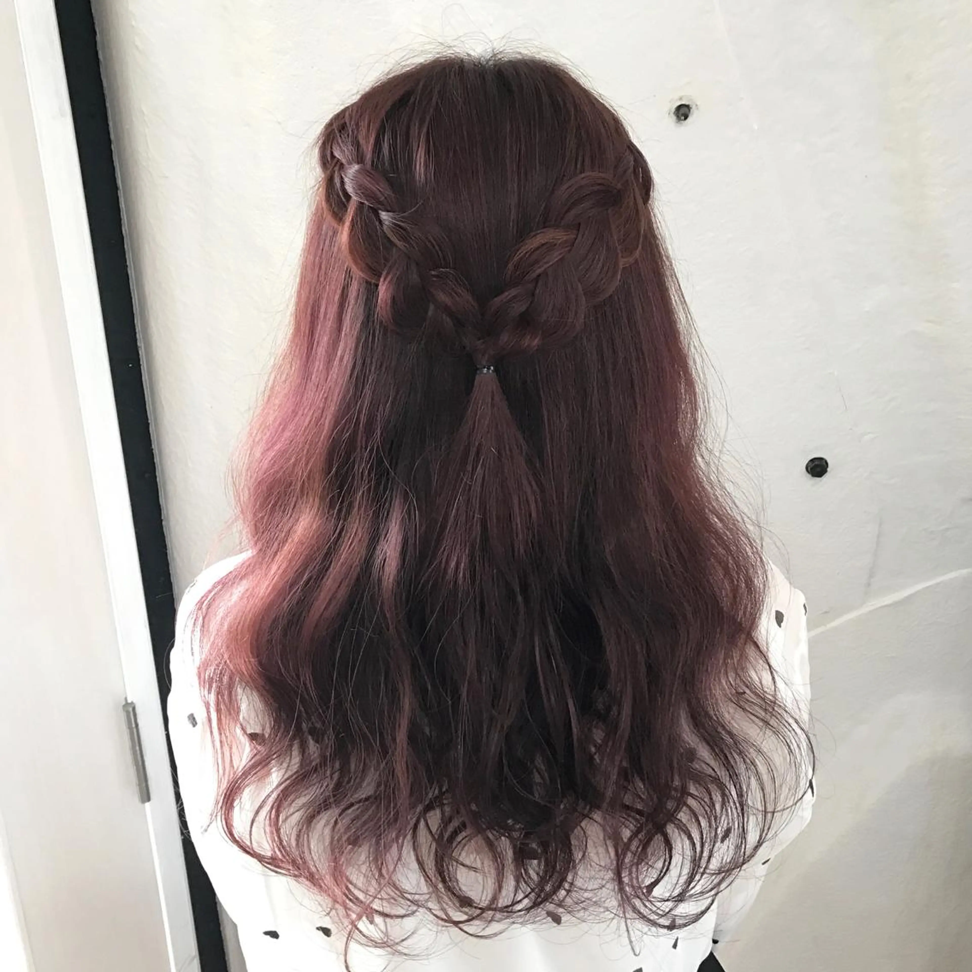 カラー ヘアアレンジ ダブルカラー ハイライトカラー ピンクカラー サロウィン所属・K-POP好き美容師 🇰🇷Kai.Yのヘアスタイル