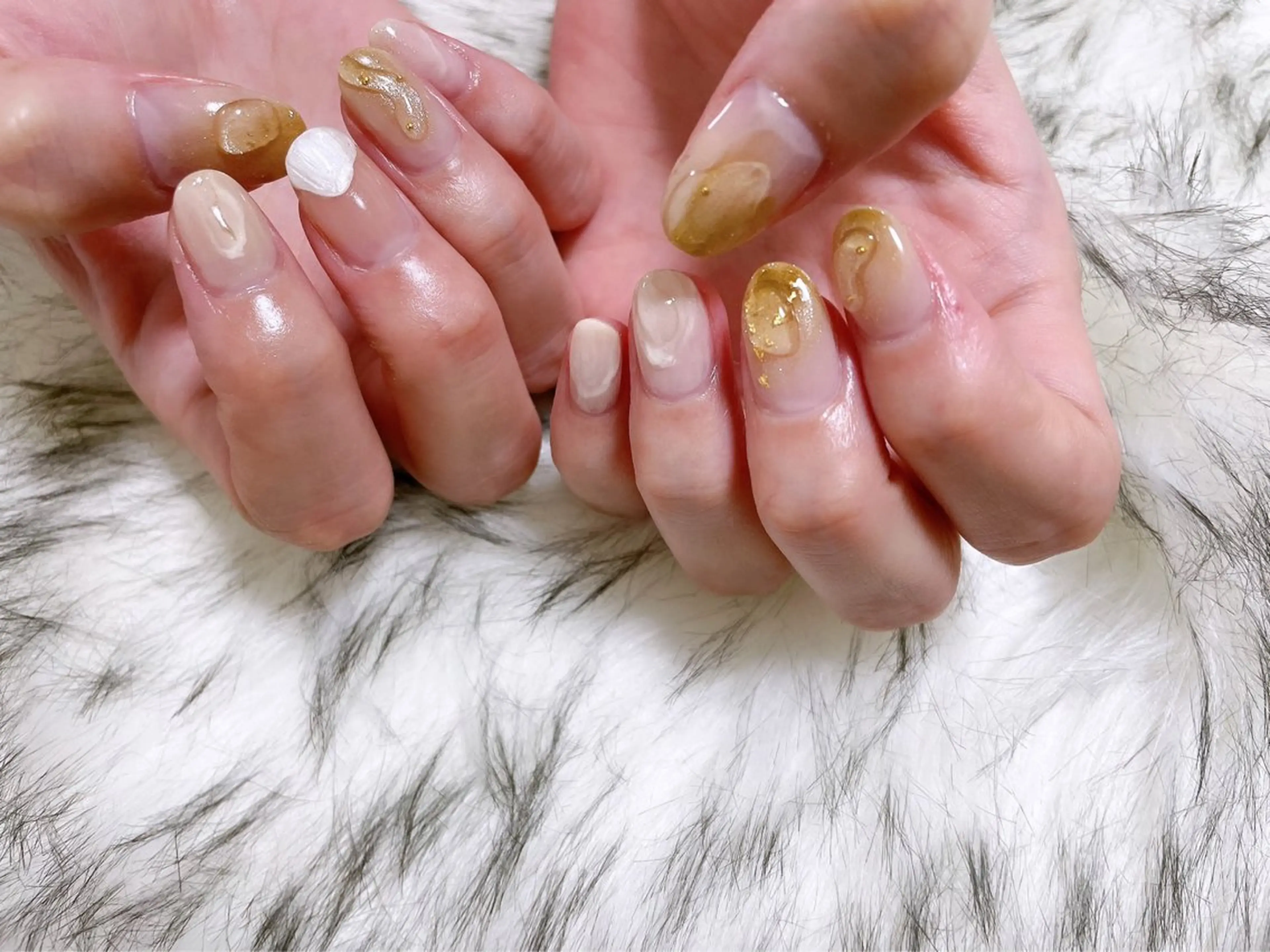 ネイル ジェルネイル 韓国ネイル メンズネイル ニュアンスネイル パラジェル kiki nail たまプラーザのネイルデザイン