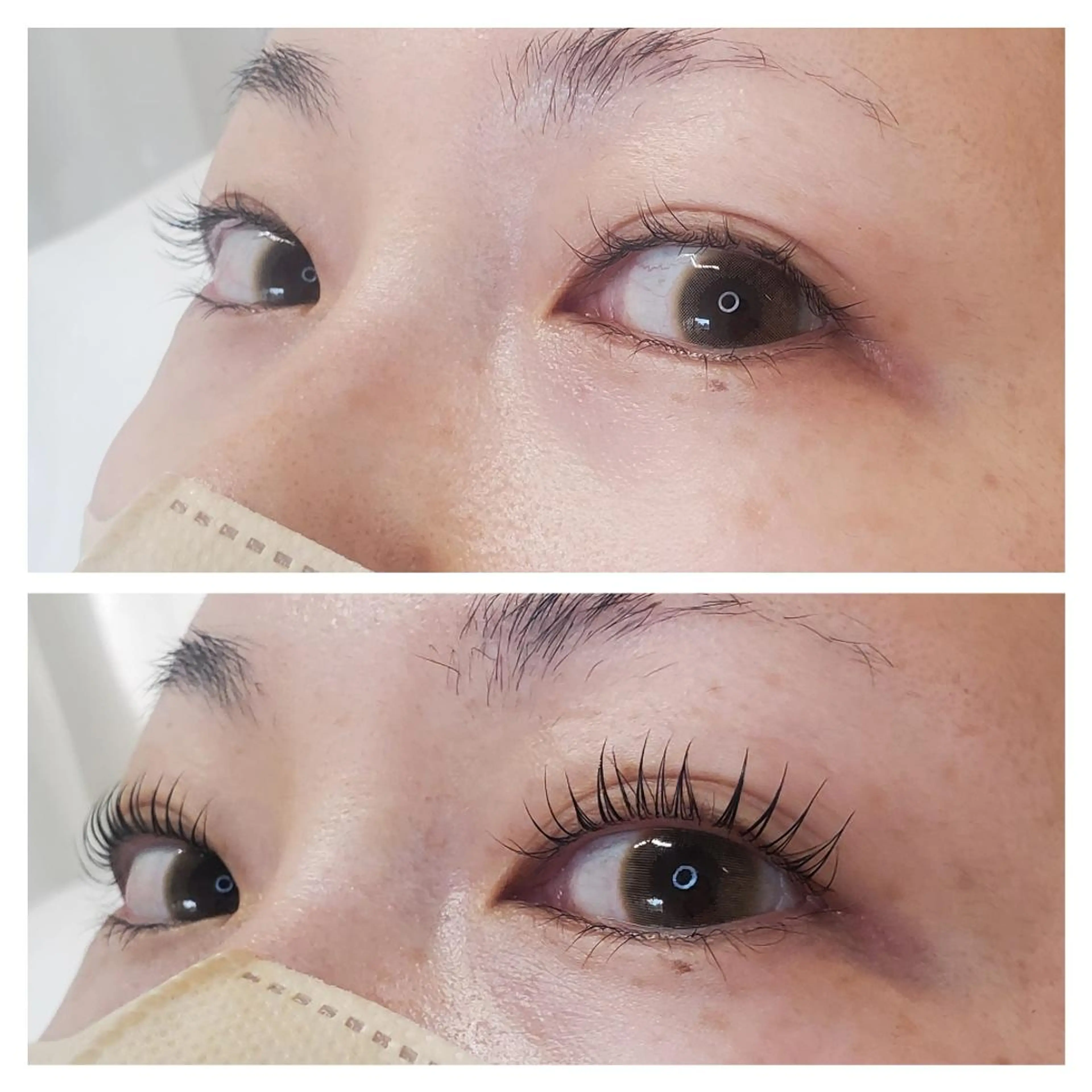 マツエク・マツパ パリジェンヌラッシュリフト マツパ Crescent Eye Yuiのマツエク・マツパデザイン