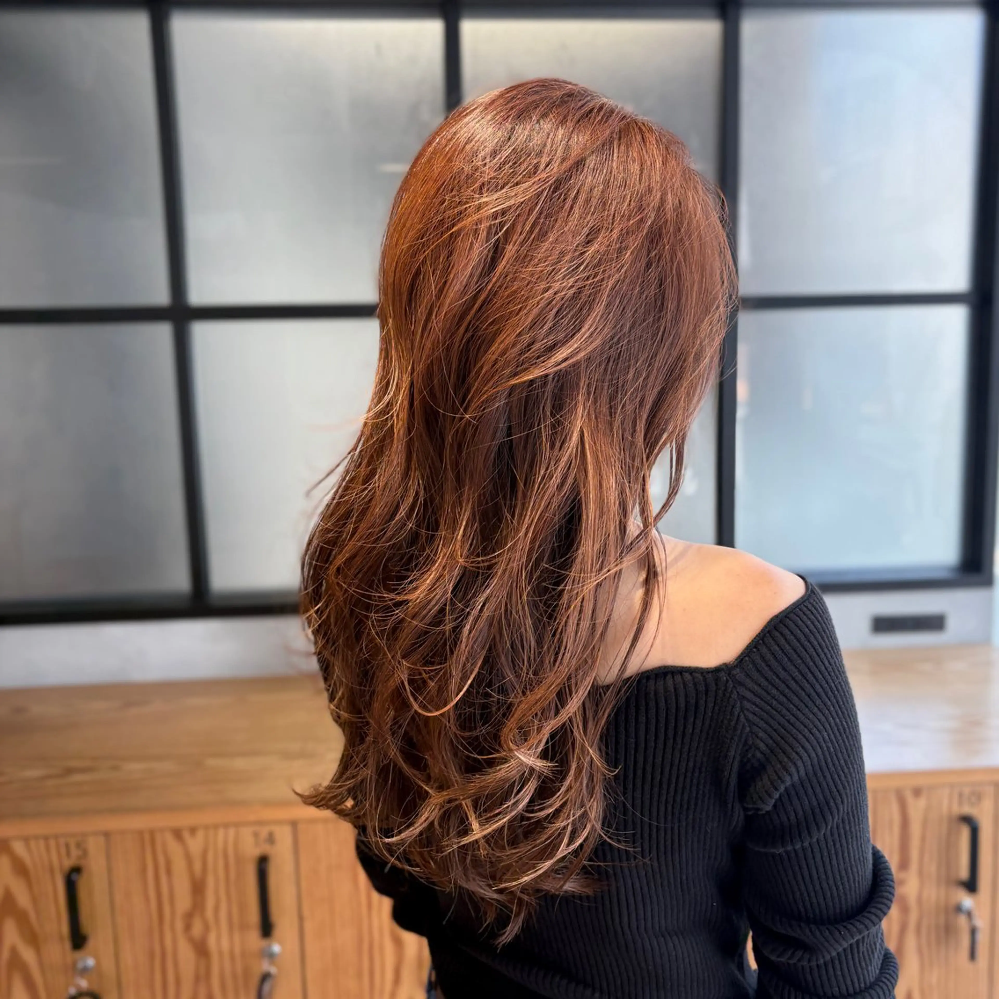 ロング カラー ベージュカラー ハイライトカラー ハイライト DX SHARE SALON所属・matka白髪ぼかし 大人ヘア/KEIKOのヘアスタイル