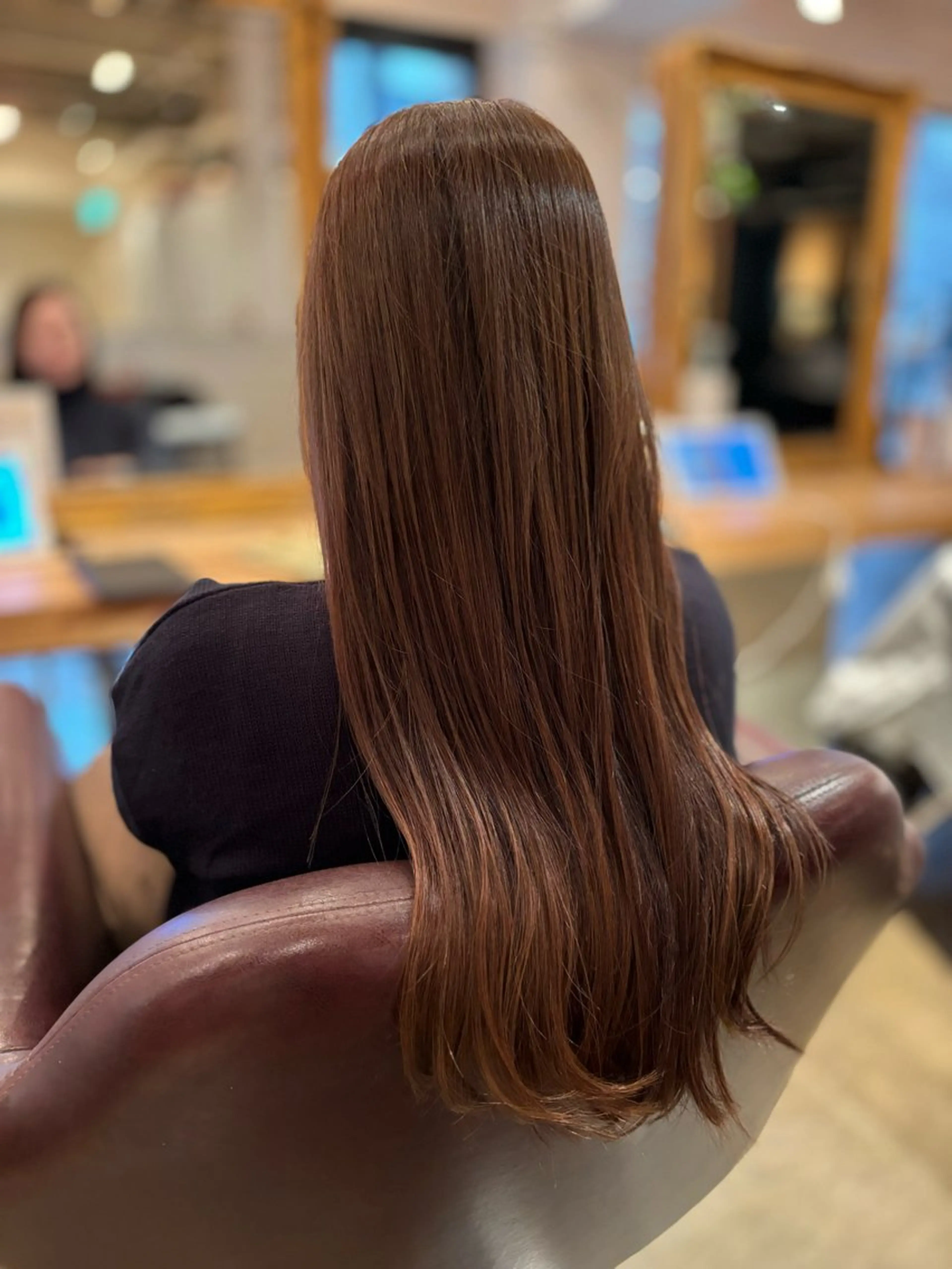 カラー 髪質改善 髪質改善カラー ブラウン🤎YUMEのヘアスタイル