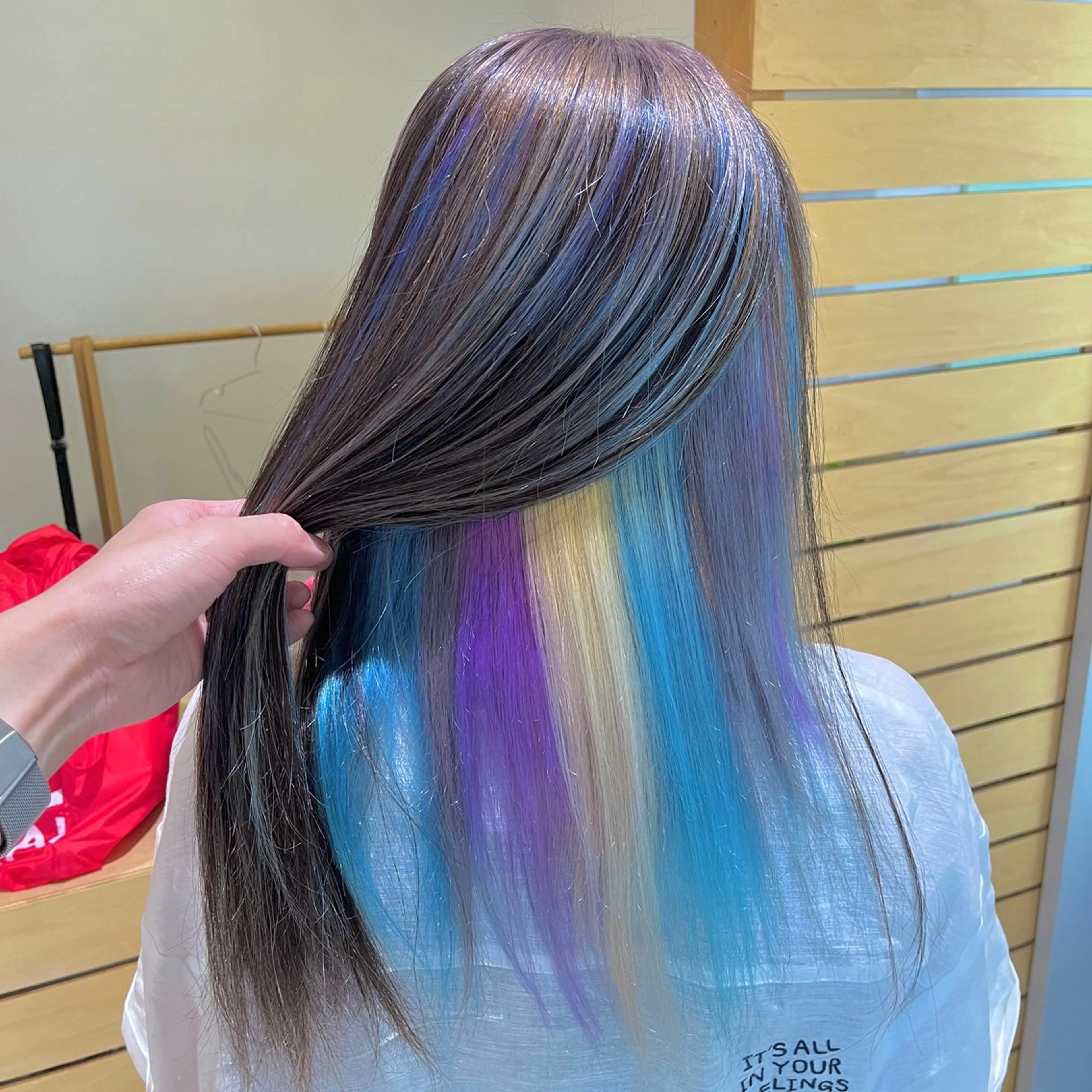 ロング カラー ブリーチ ヘアカラー トリートメント RUBEUS【ルベウス】所属・✨艶々カラー🎨 杉本賢人のヘアスタイル