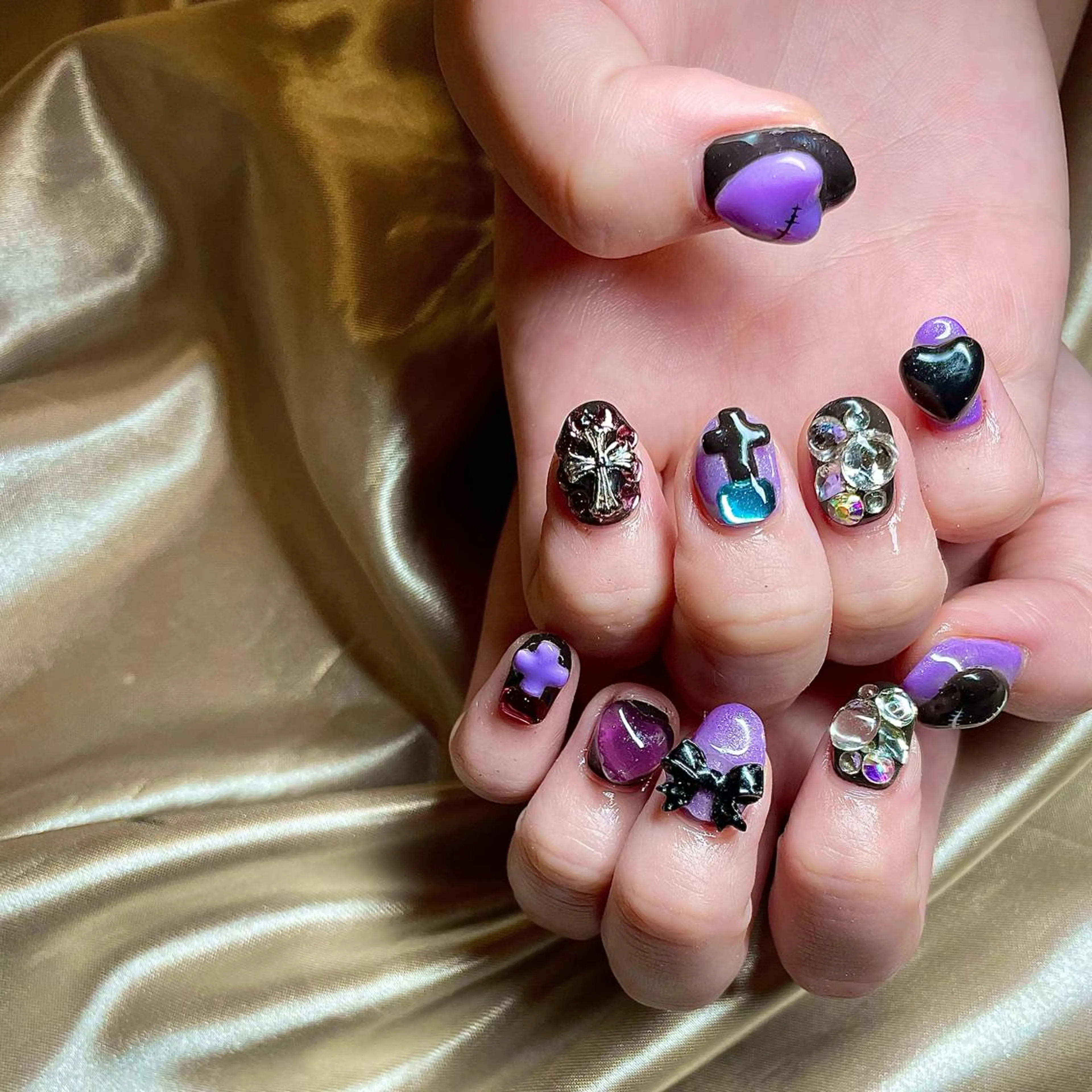 ショート カラー パーマ ヘアアレンジ メンズ キッズ ネイル マツエク・マツパ nail&eye Aoのマツエク・マツパデザイン