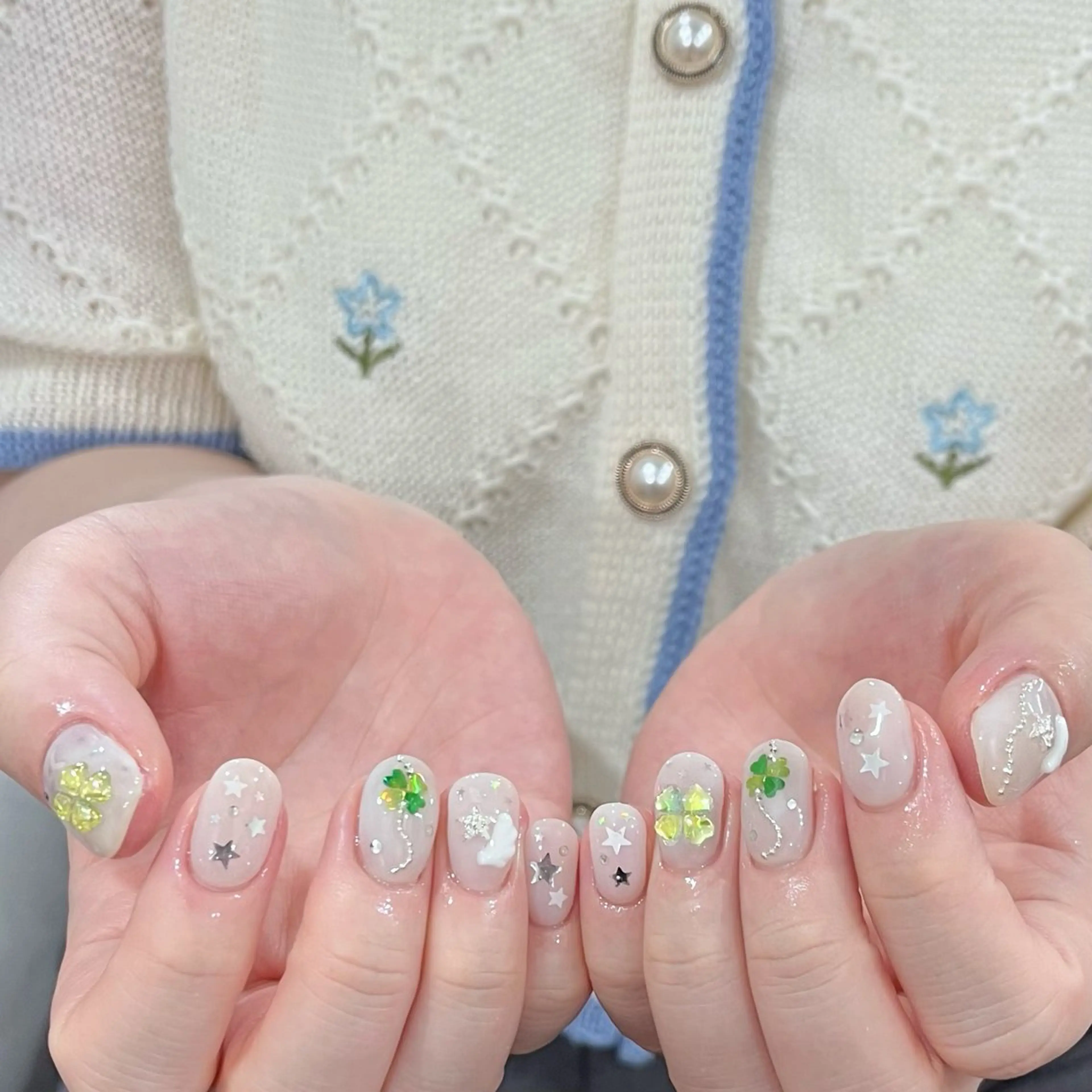 ネイル 韓国ネイル ワンホンネイル ハンドネイル ハンドケア Kawaii _Nailのネイルデザイン