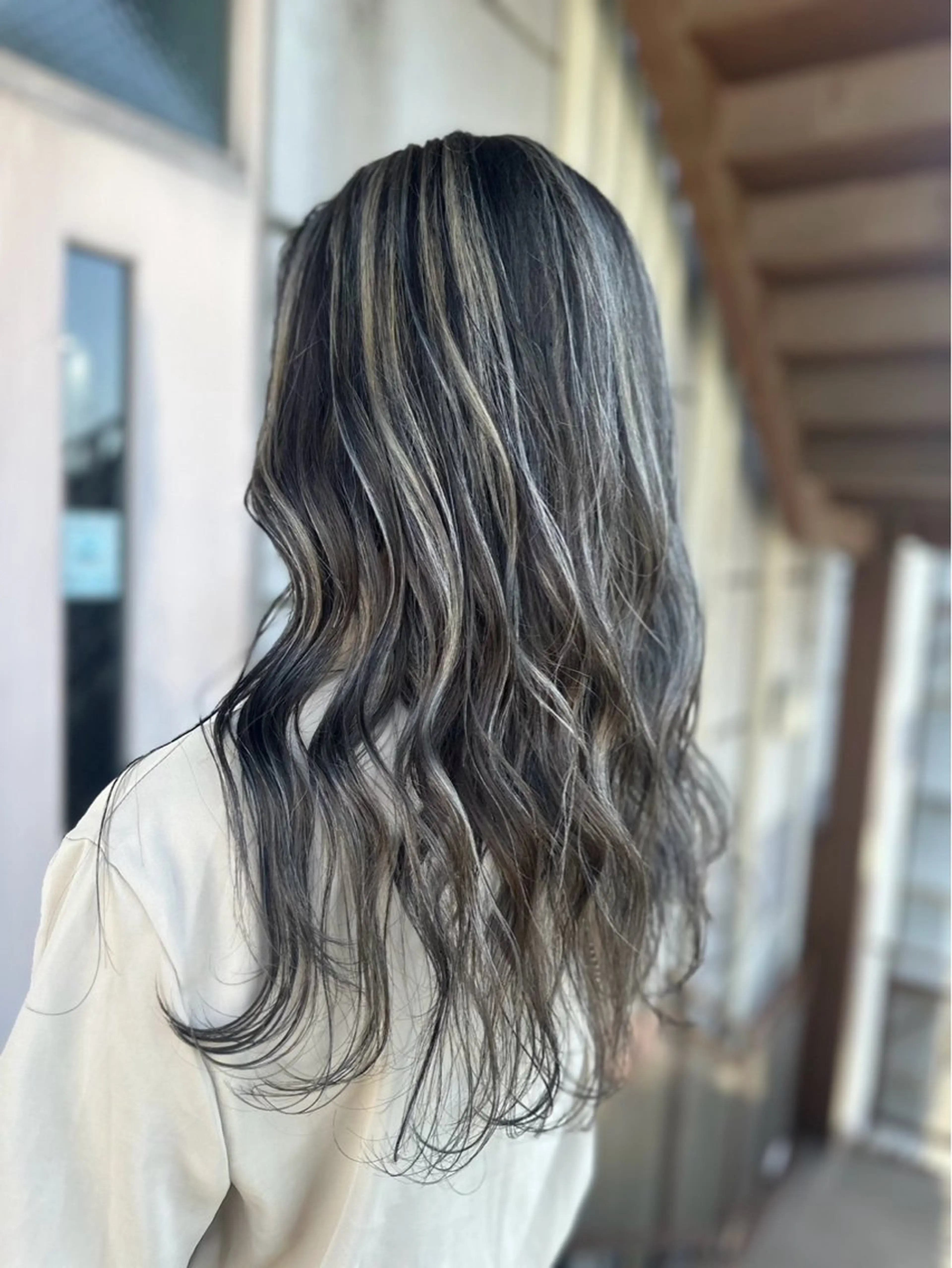 ロング カラー N/デザインカラー 🌿ナギのヘアスタイル