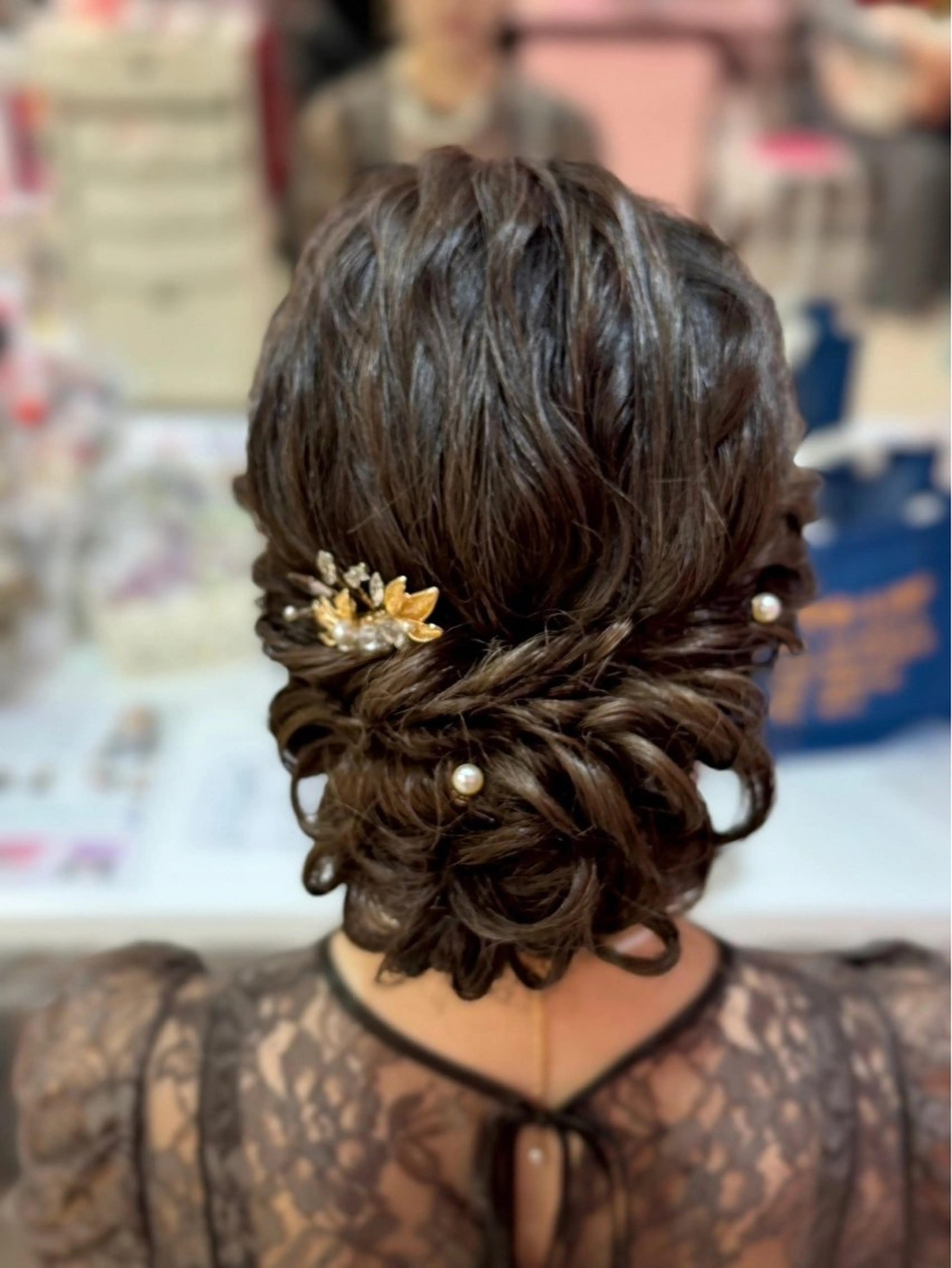 セミロング ヘアセット hanaCoco水戸店所属・hanaCoco ハナココのヘアスタイル