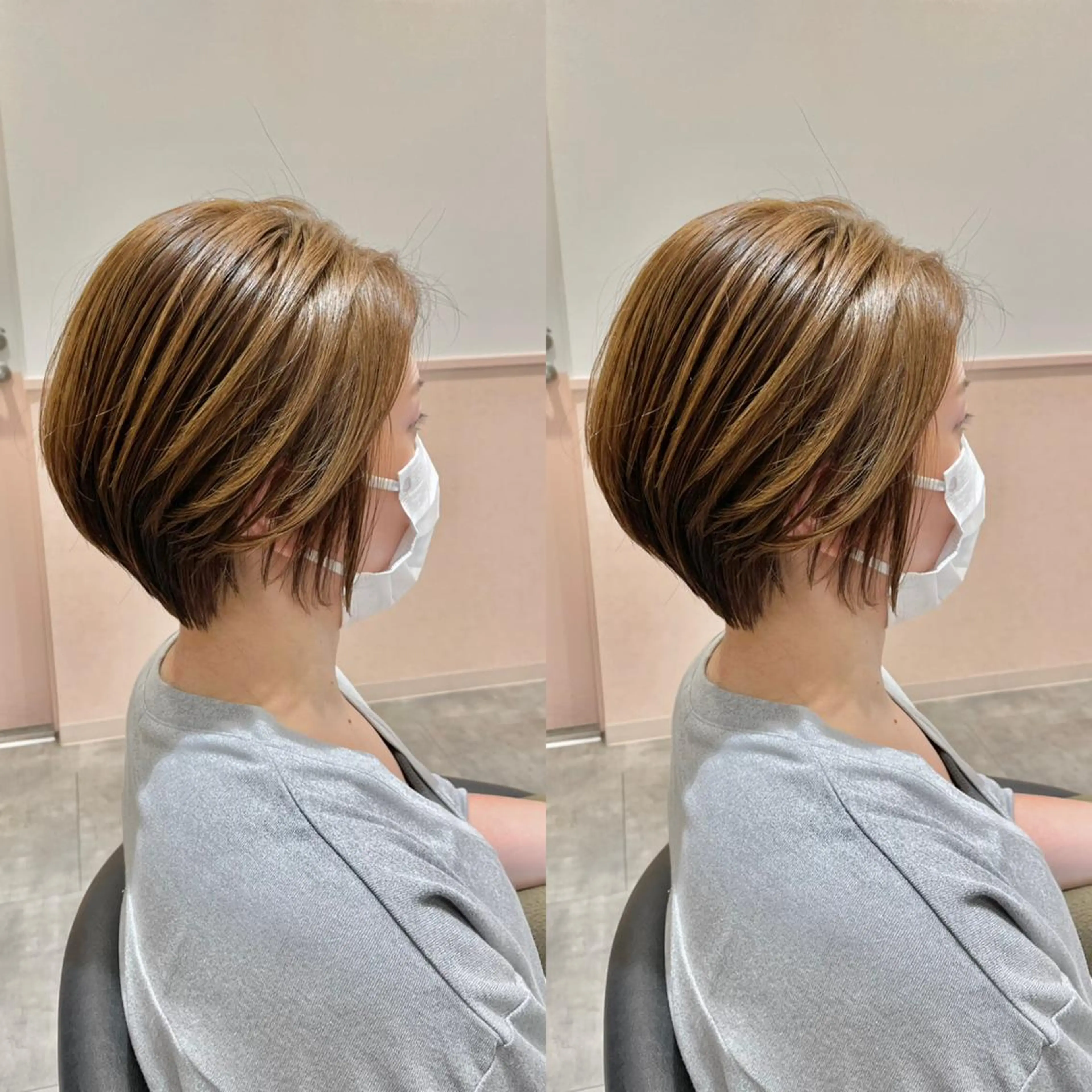 ショート 【似合わせショート】 岡　那輝のヘアスタイル