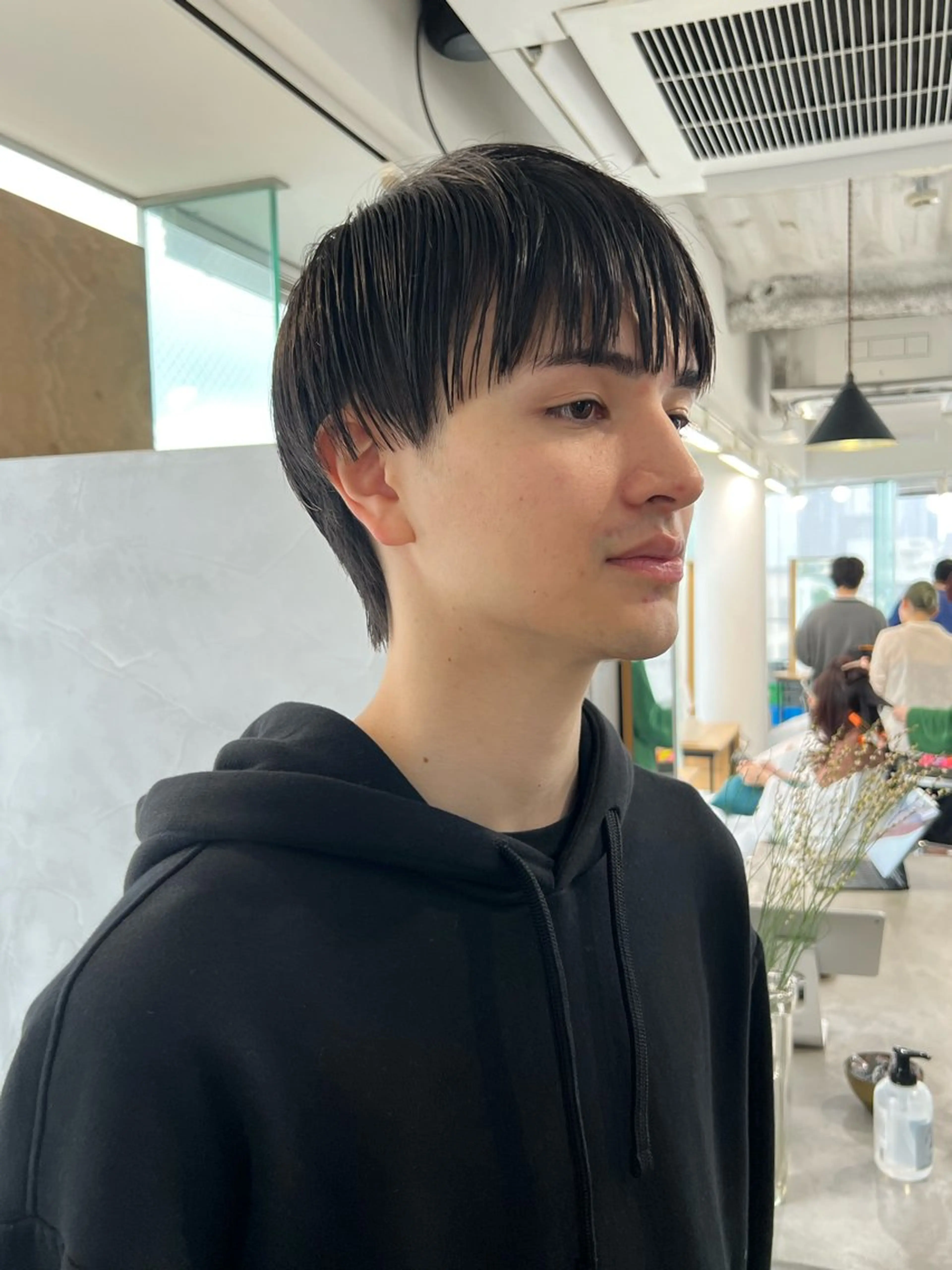 ショート メンズ マッシュ メンズウルフカット ウルフカット 表参道メンズカット hikariのヘアスタイル