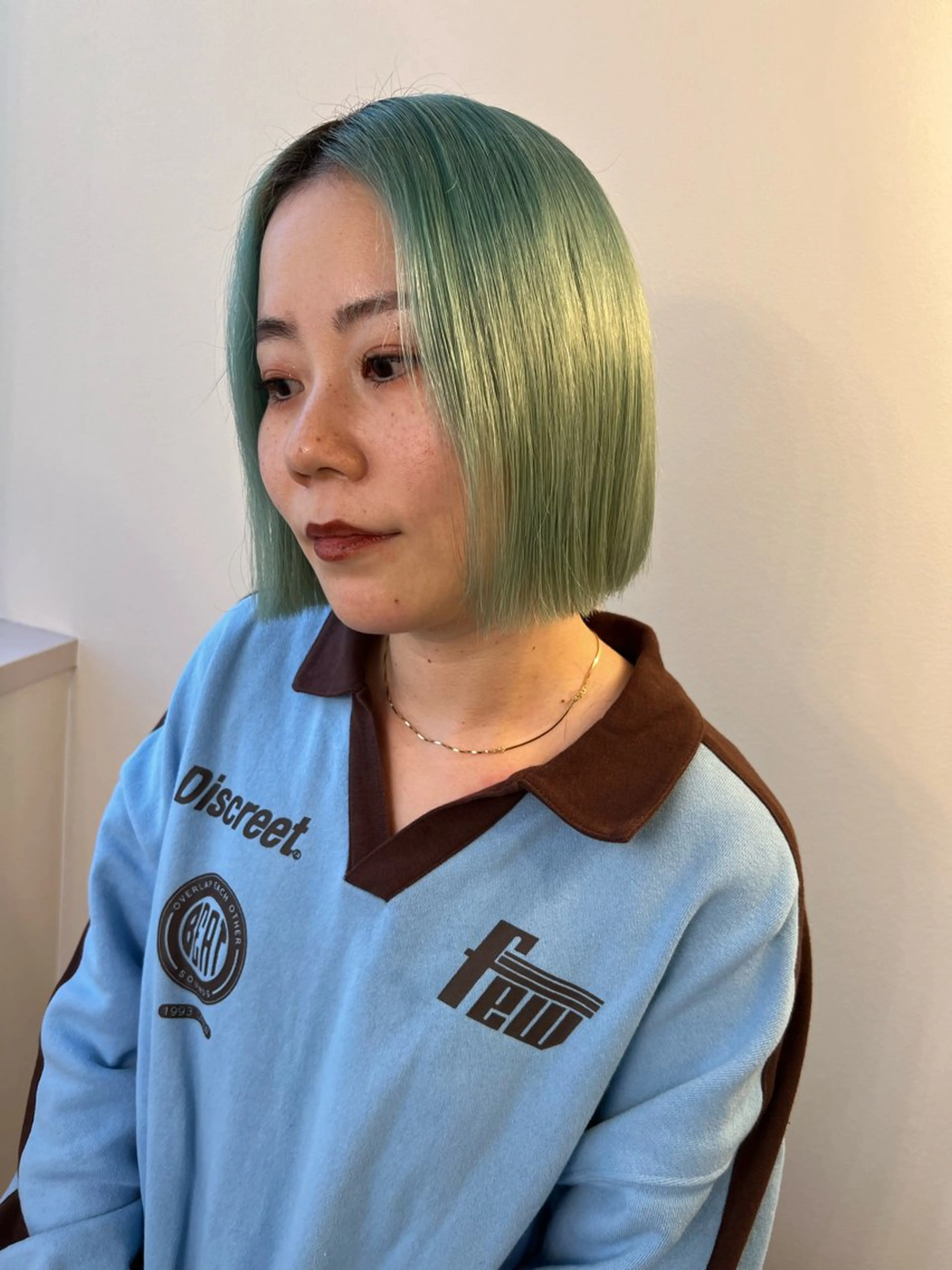 ミディアム ヘアカラー ココルアナ 豊中美容室のヘアスタイル