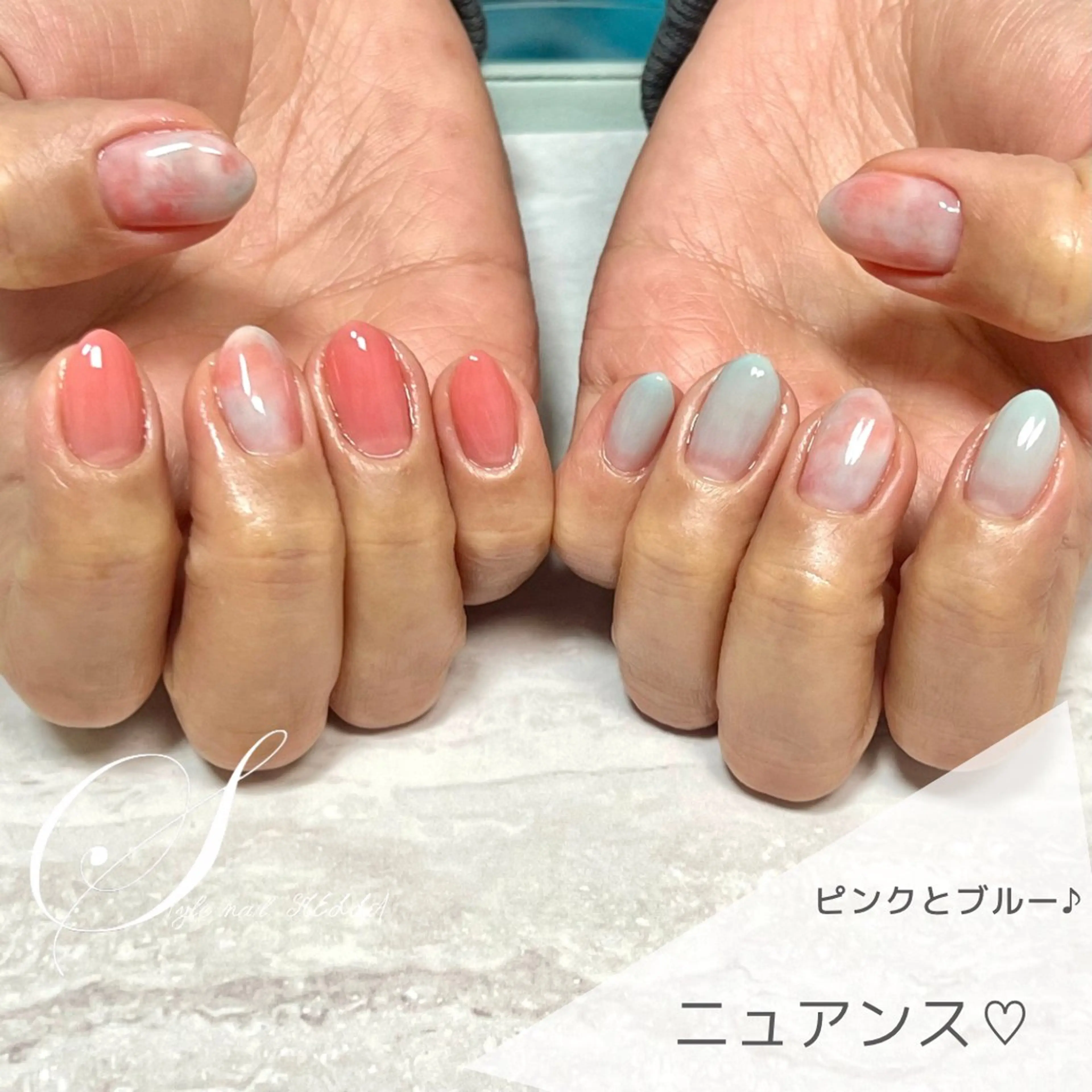 ショート ハンドネイル ステラ marikominoのネイルデザイン