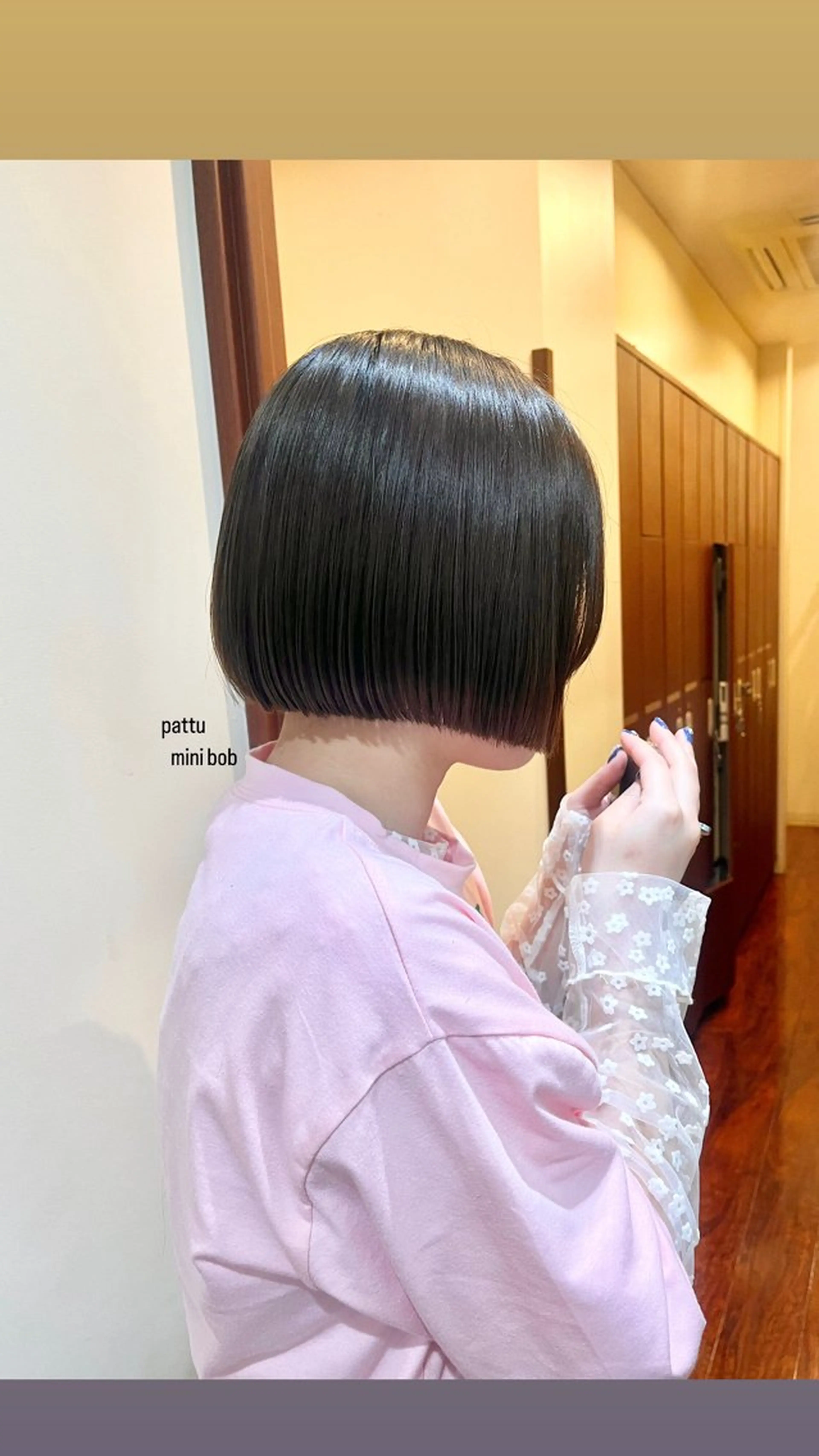 ショート ボブ kchiara所属・yura /レイヤーカットのヘアスタイル