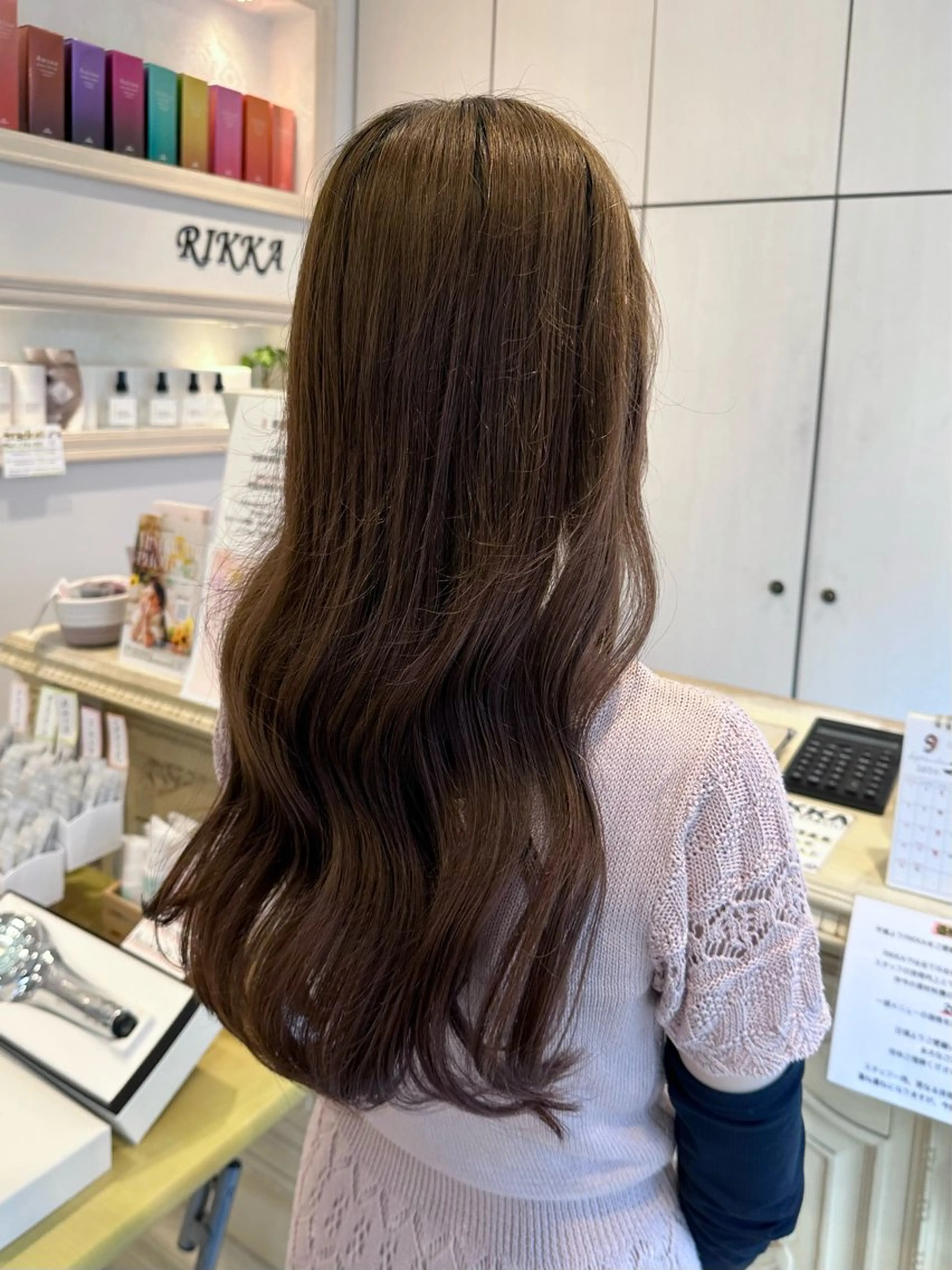 ロング ヘアアレンジ デート ヨシンモリ 韓国ヘア/レイヤー 顔周りカット/ユキナのヘアスタイル