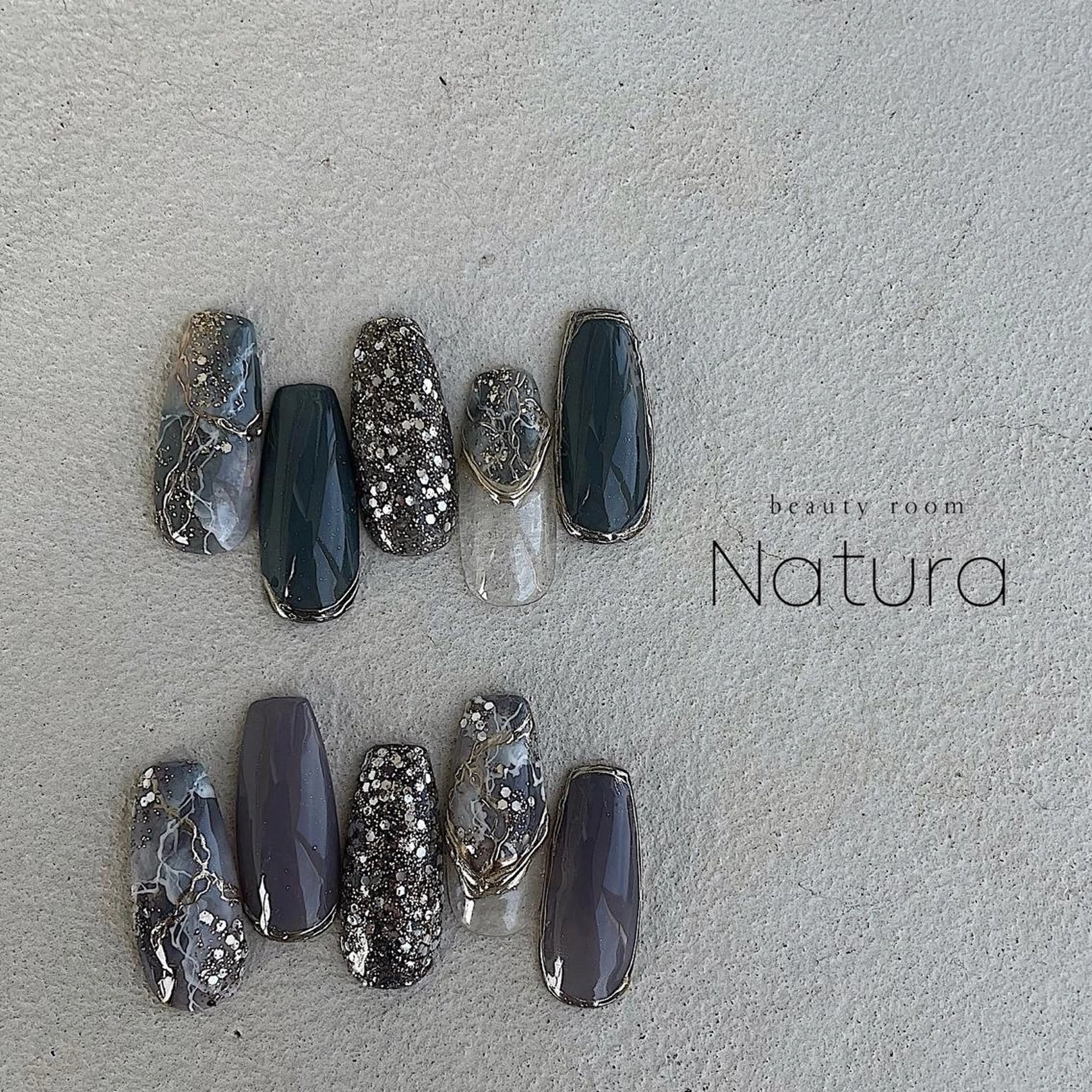 ネイル マツエク・マツパ アイブロウ ハンドネイル beautyroom Naturaのネイルデザイン