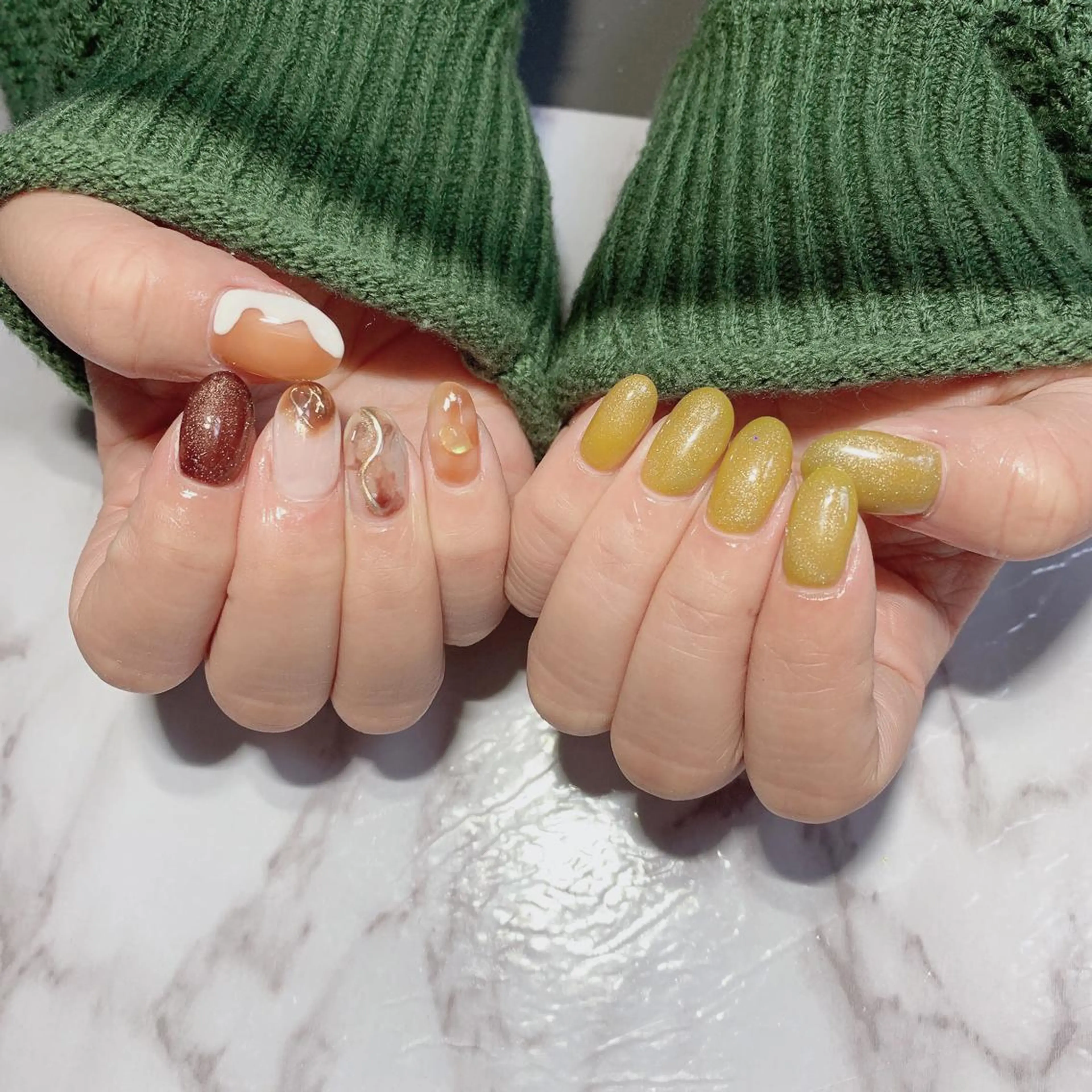ネイル ニュアンスネイル Ally's Nailのネイルデザイン
