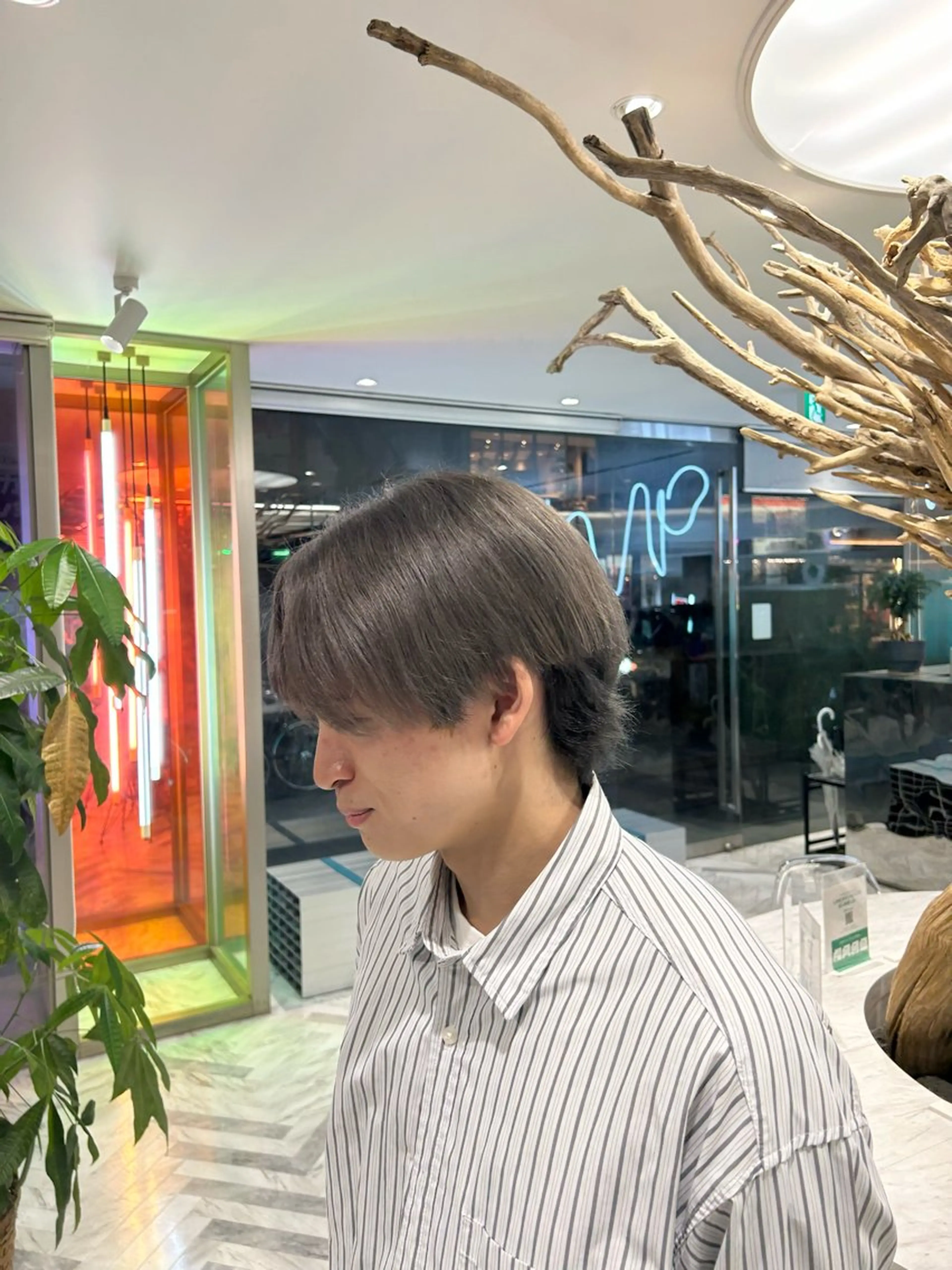 ショート カラー メンズ/ボブ/パーマ /くるみのマツエク・マツパデザイン