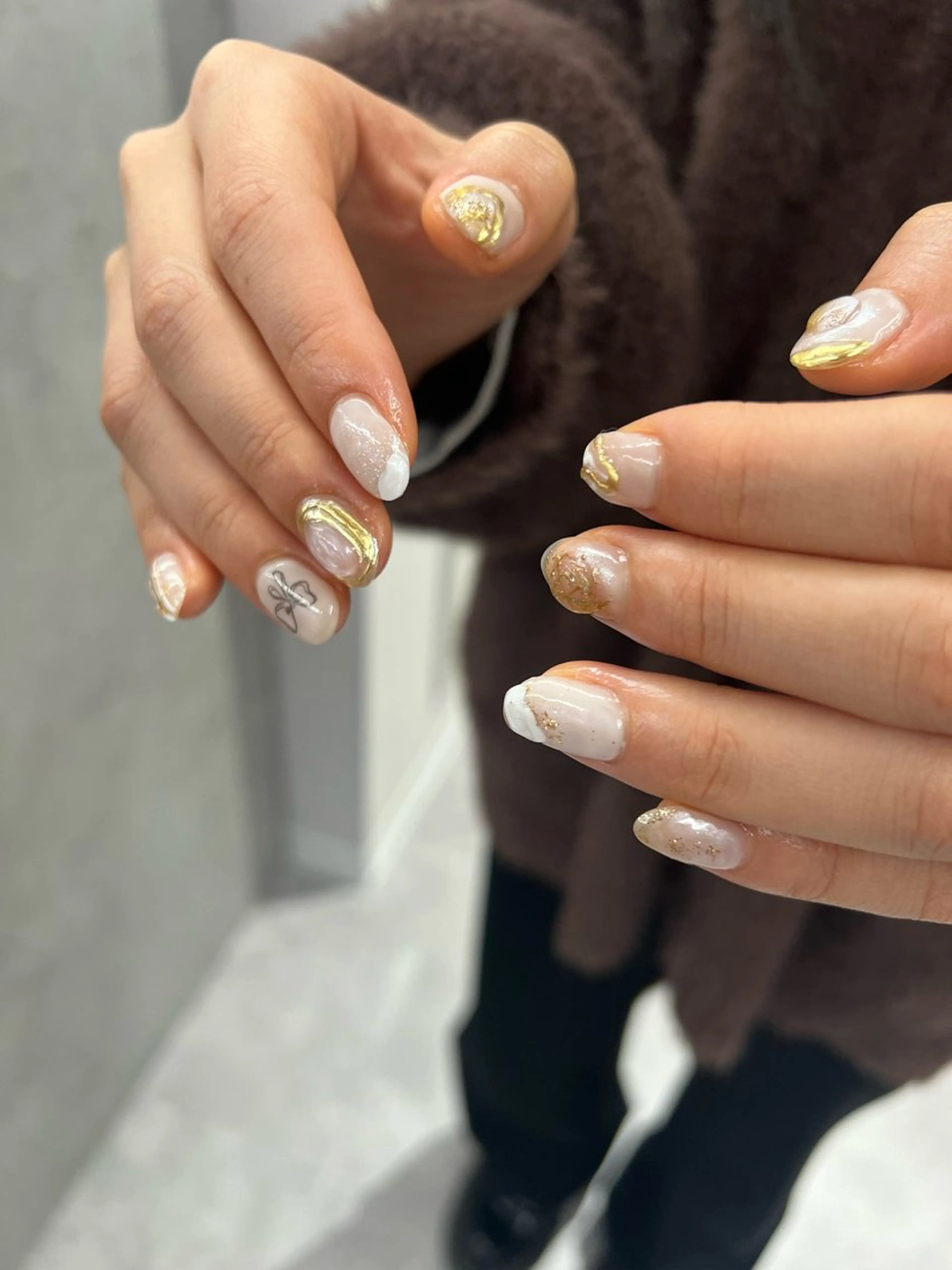 ネイル キラキラネイル 冬ネイル クリスマス Bana_ Nailのその他イメージ