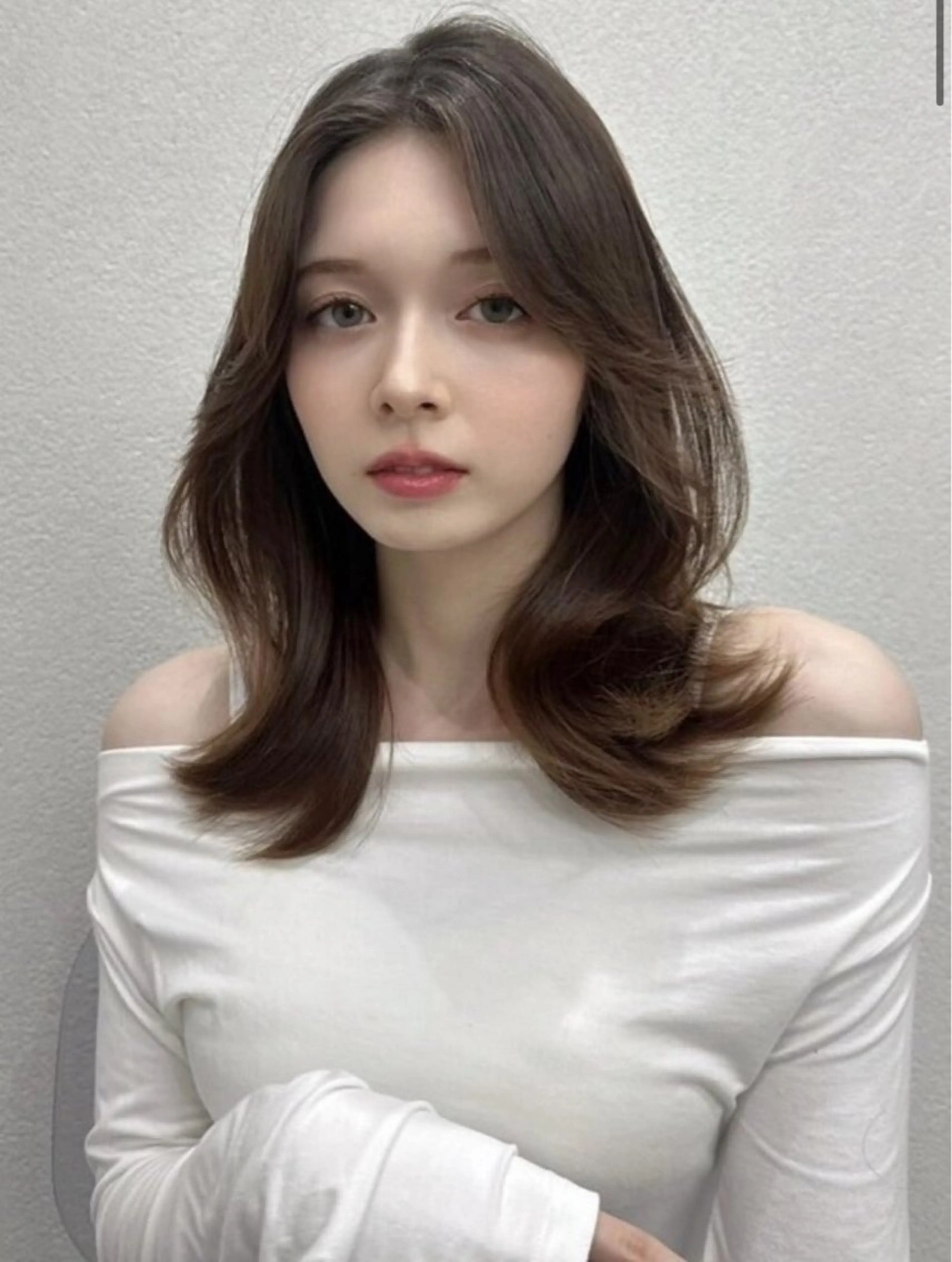 ミディアム 髪質改善 zina / hiyoriのヘアスタイル