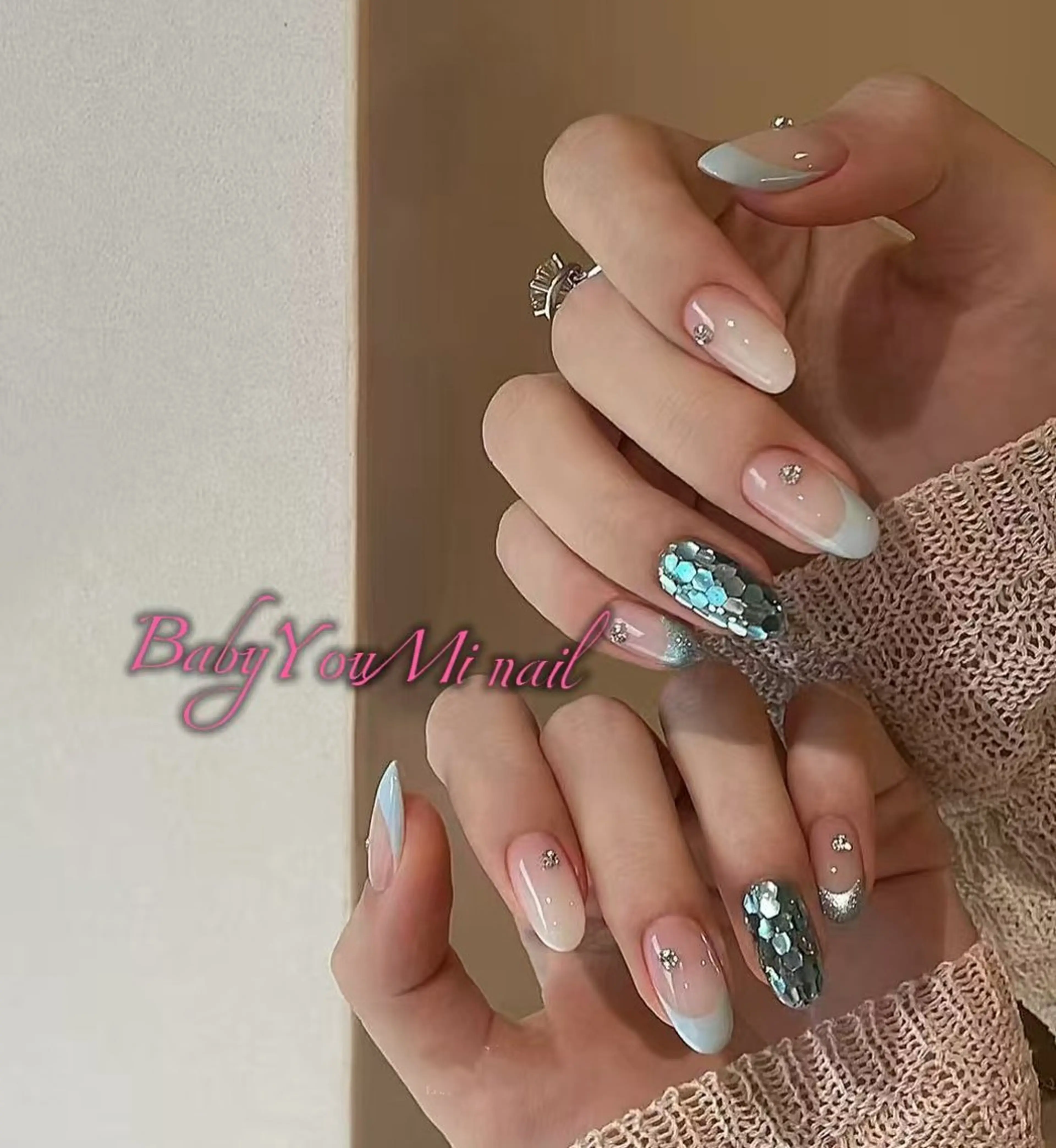 ネイル オーロラネイル フラワーネイル フットネイル フレンチネイル ジェルネイル ハンドネイル 相沢 さやかのネイルデザイン