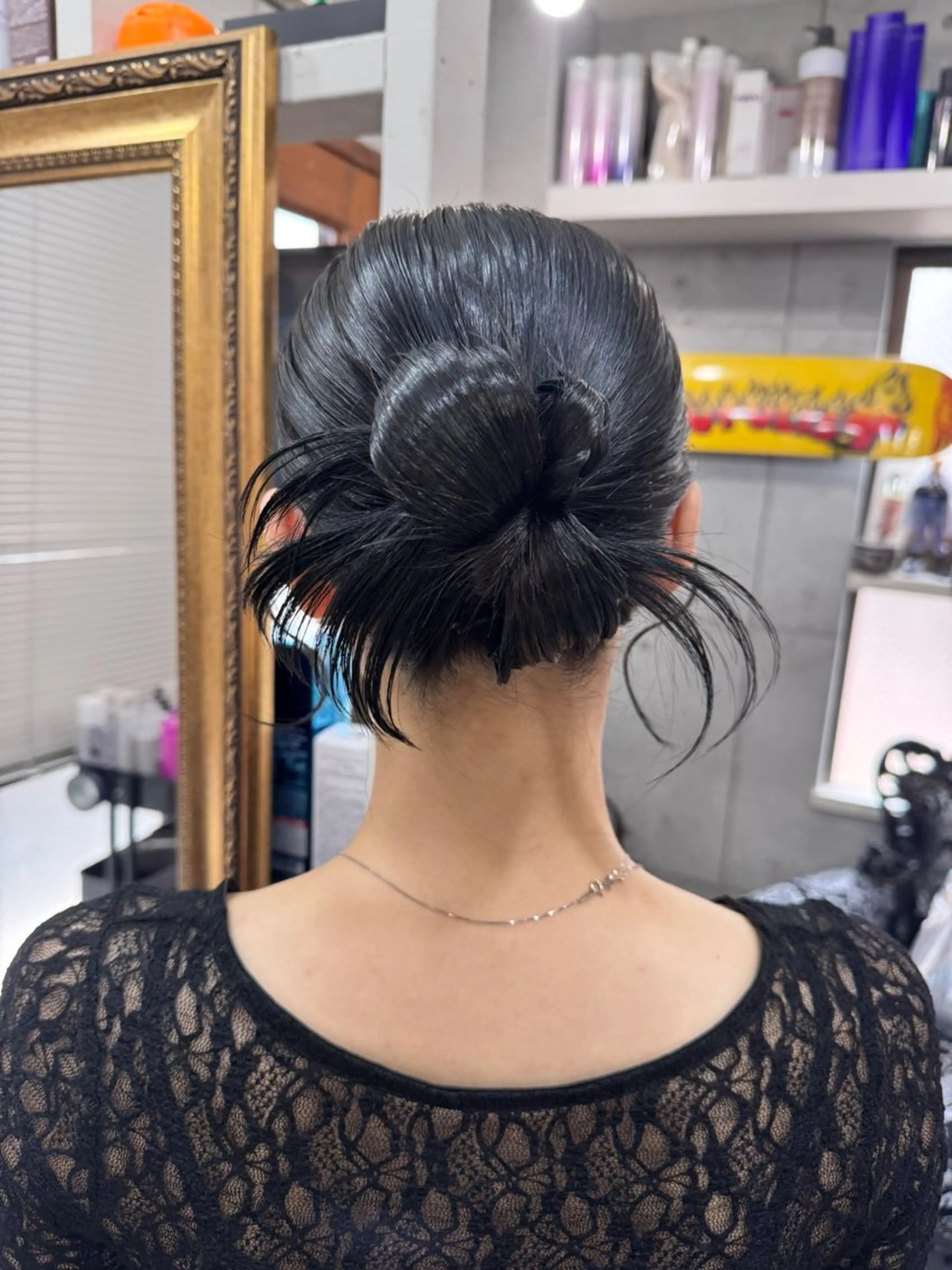 ミディアム ヘアアレンジ ヘアセット 石井 綺乃のヘアスタイル