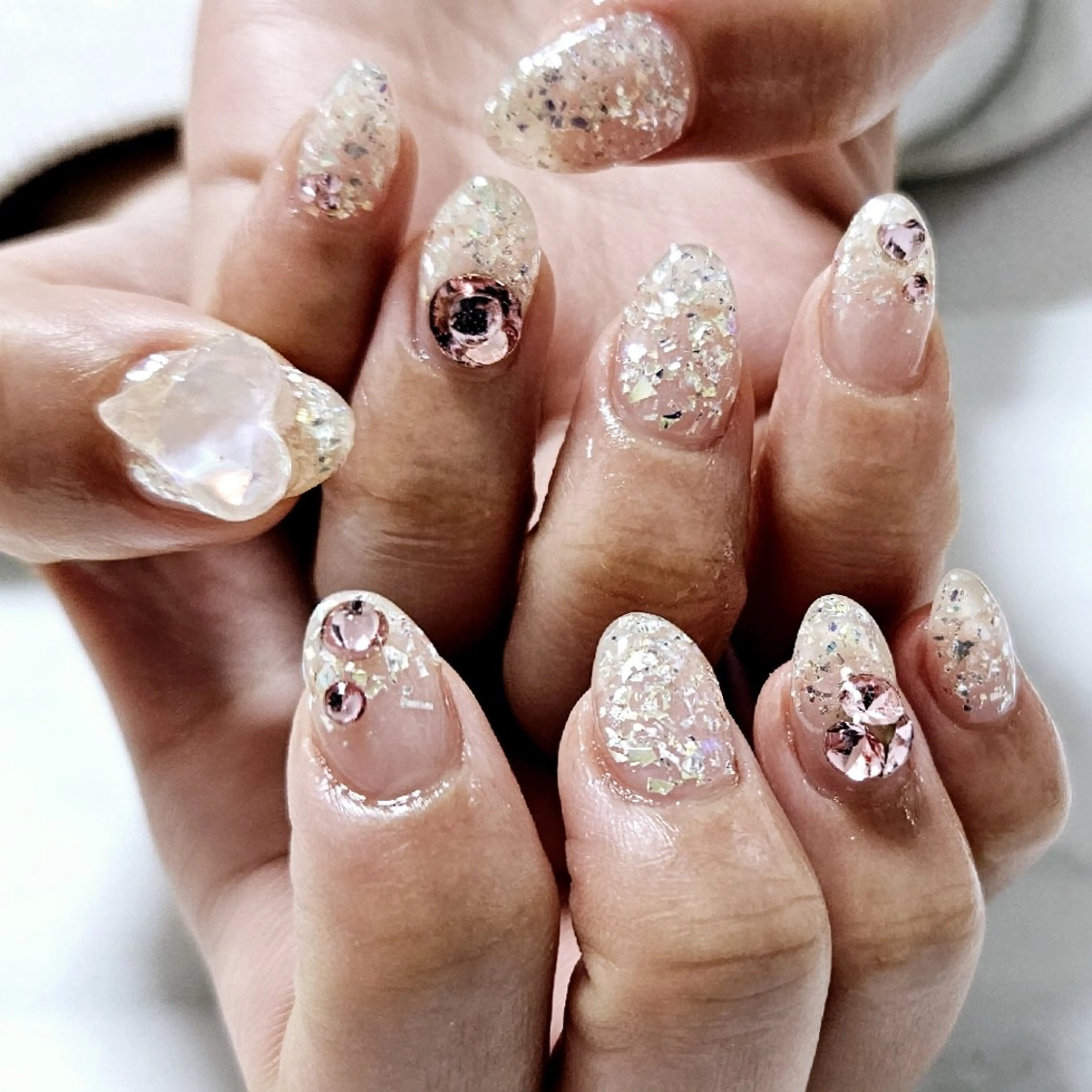 ネイル ハンドネイル shellnail さなえのネイルデザイン