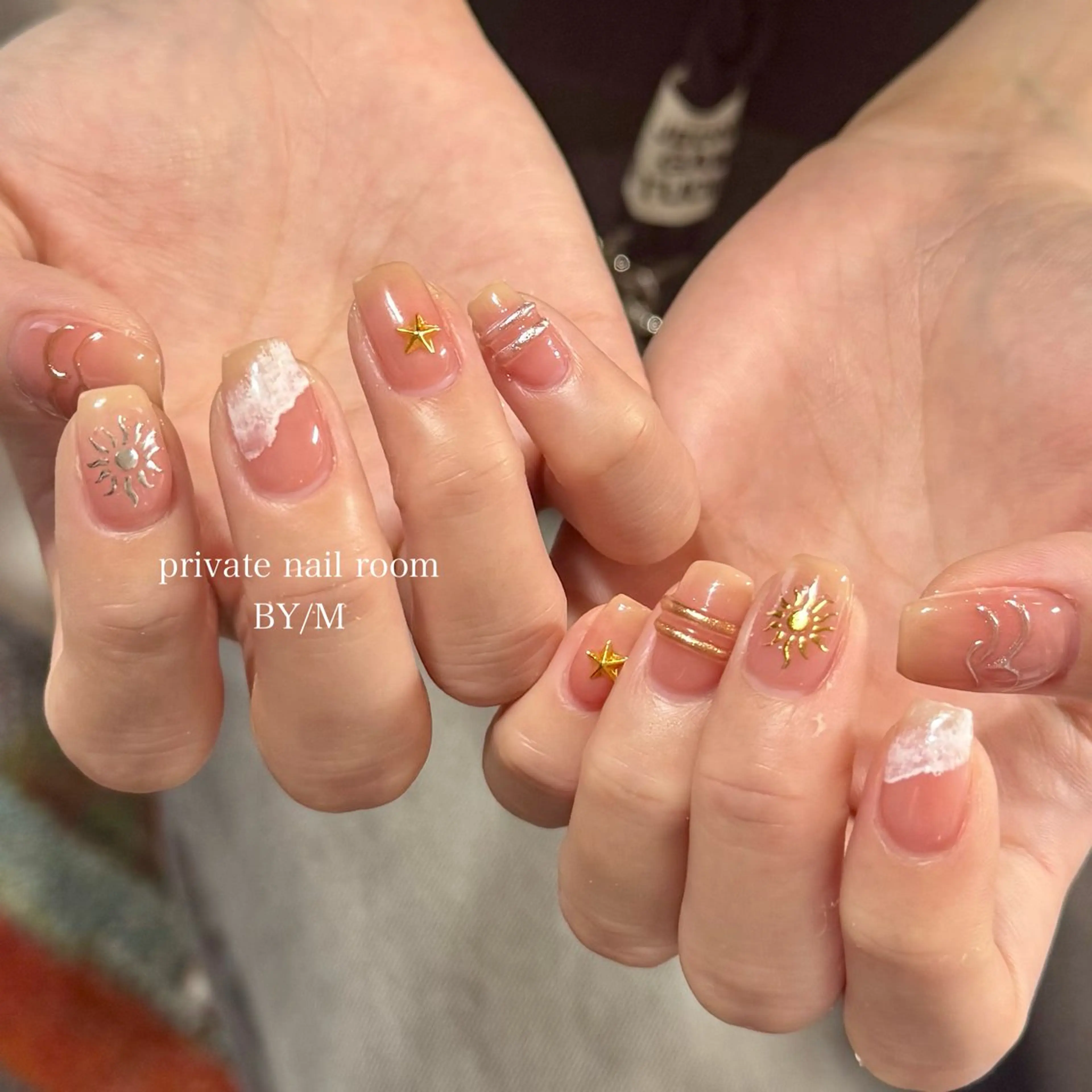 ネイル 持ち込み ハンドネイル BY / Mのネイルデザイン