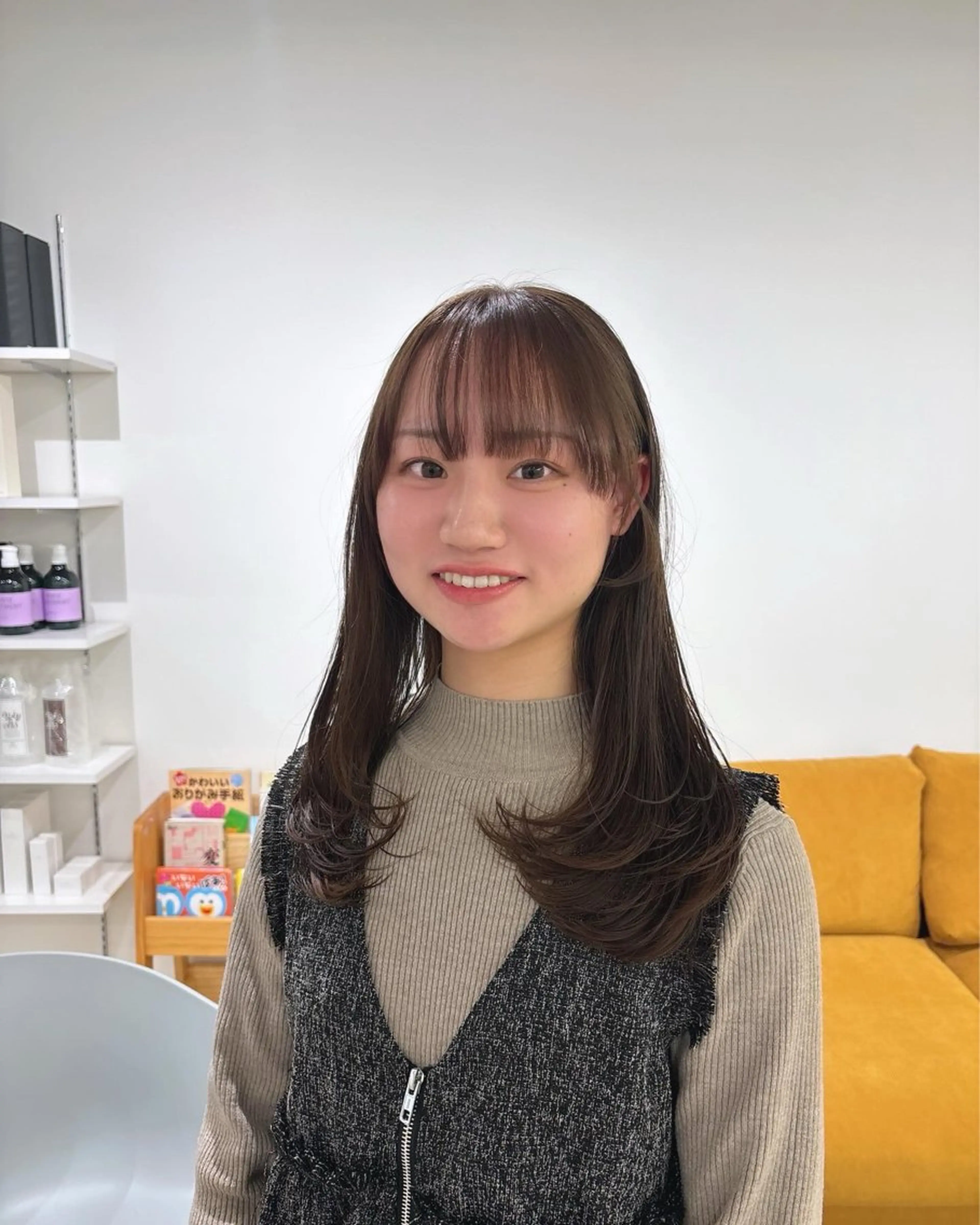 ロング カラー カット ヘアカラー トリートメント 似合わせ美髪ヘア✨ 天王寺．阿倍野🌈のヘアスタイル