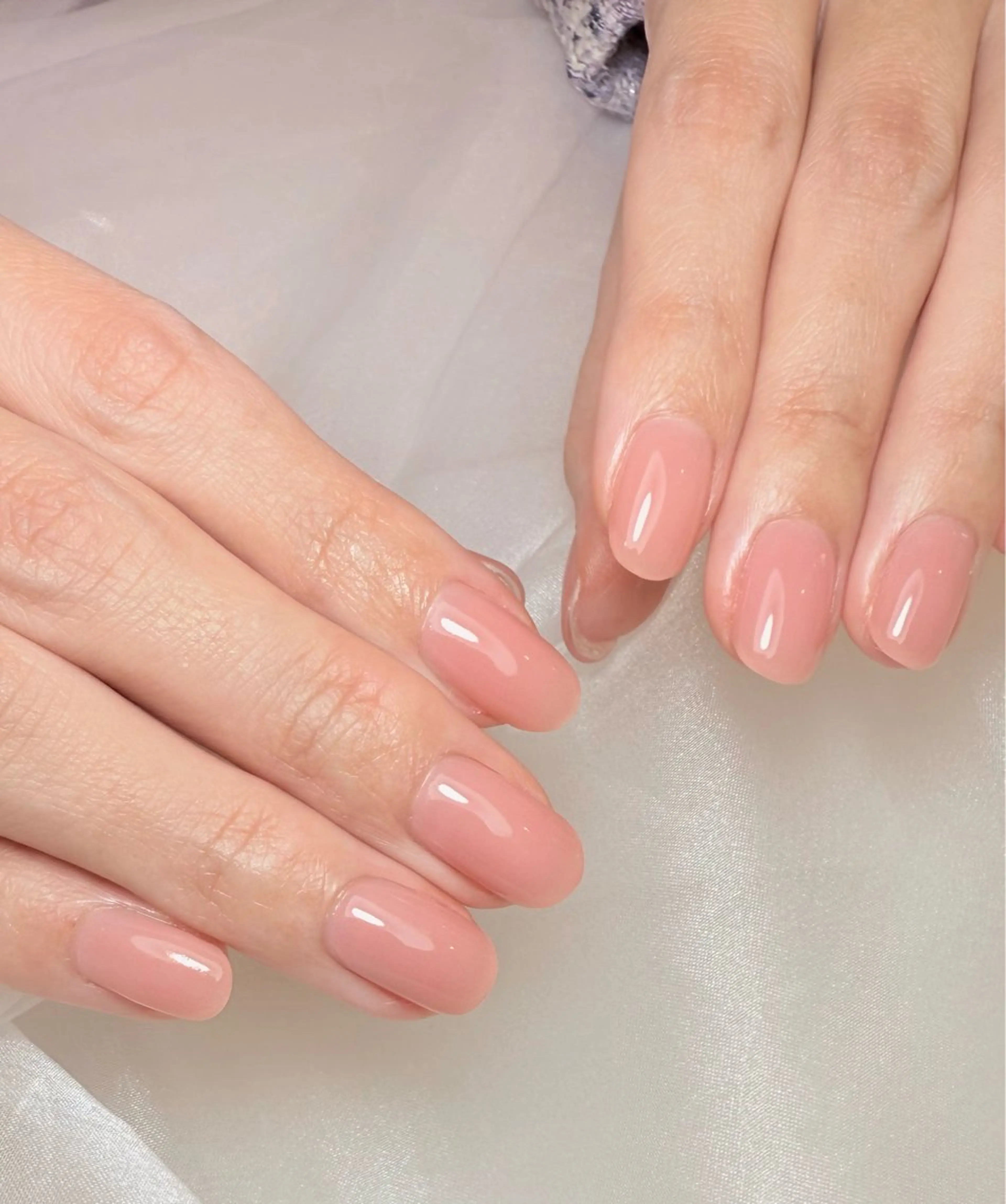 ネイル ワンカラーネイル シンプルネイル ハンドネイル Nail salon アトリエジョワ　金山のネイルデザイン