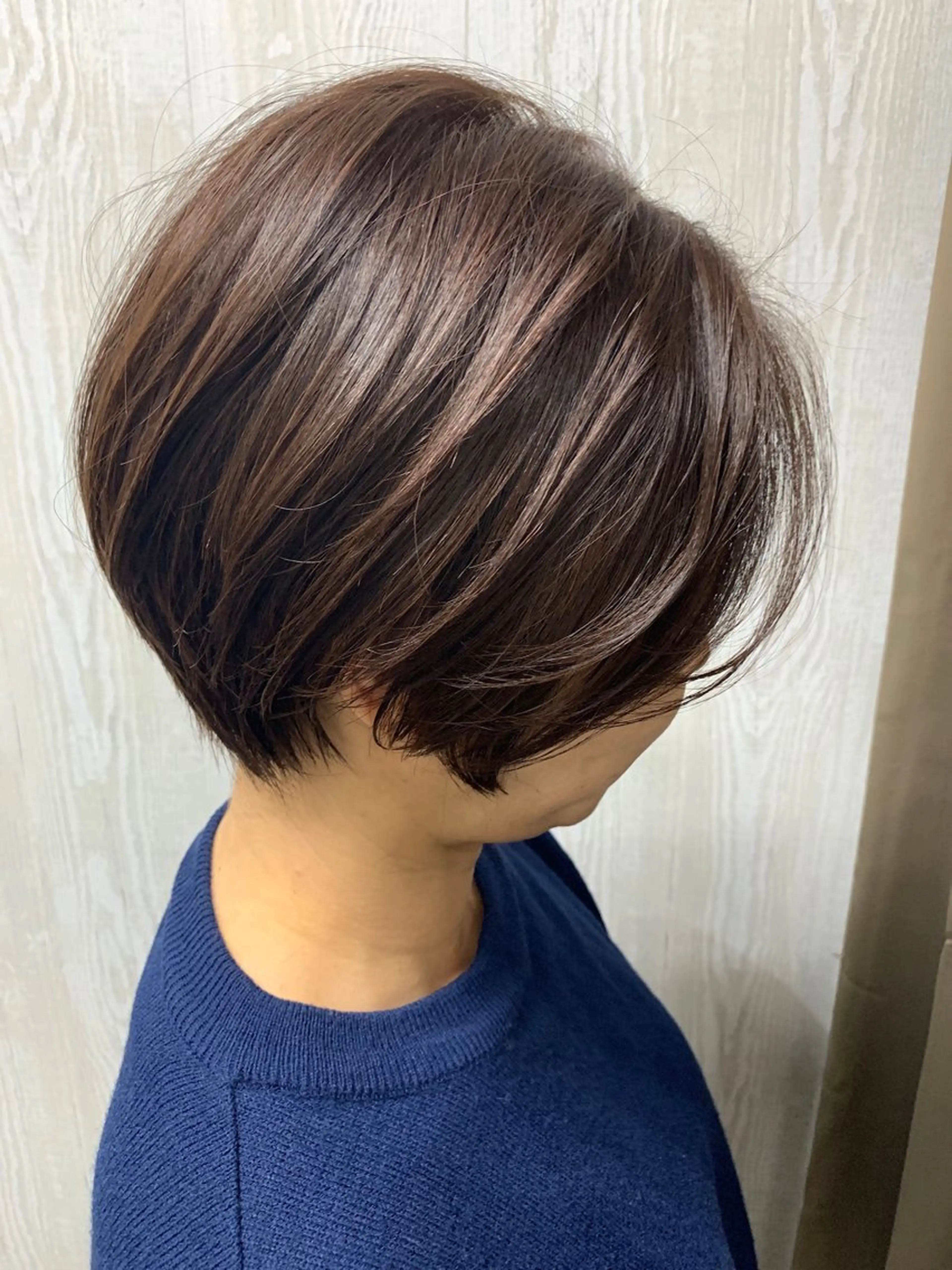 ショート ハイライト カット ヘアカラー TELA HAIR古淵所属・竹原 徹のヘアスタイル