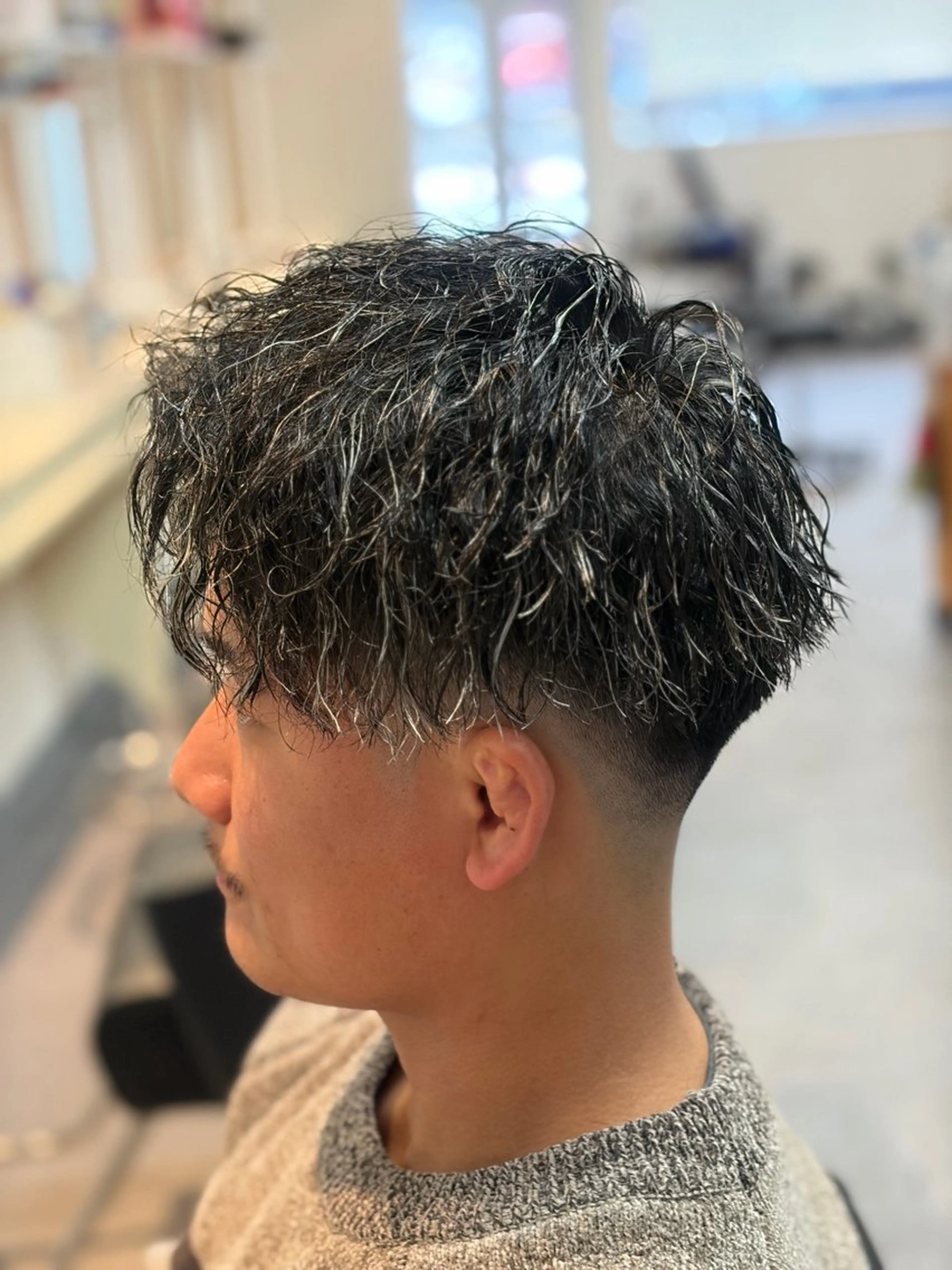 パーマ メンズ カット ヘアカラー パーマ メンズ特化/パーマ/ フェードWATARUのヘアスタイル