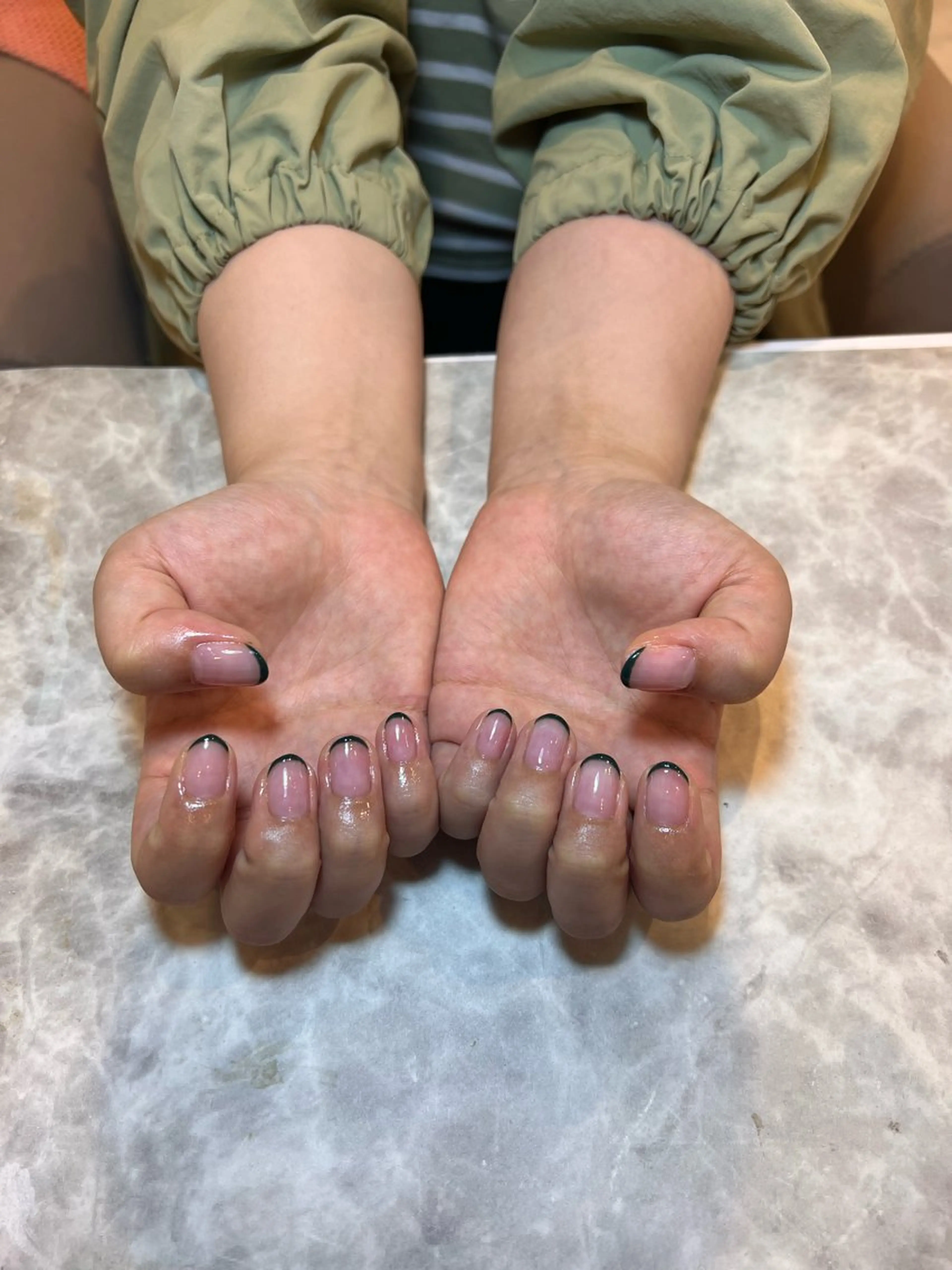 ネイル フレンチネイル KANOネイリスト/ UNELMA天神のネイルデザイン