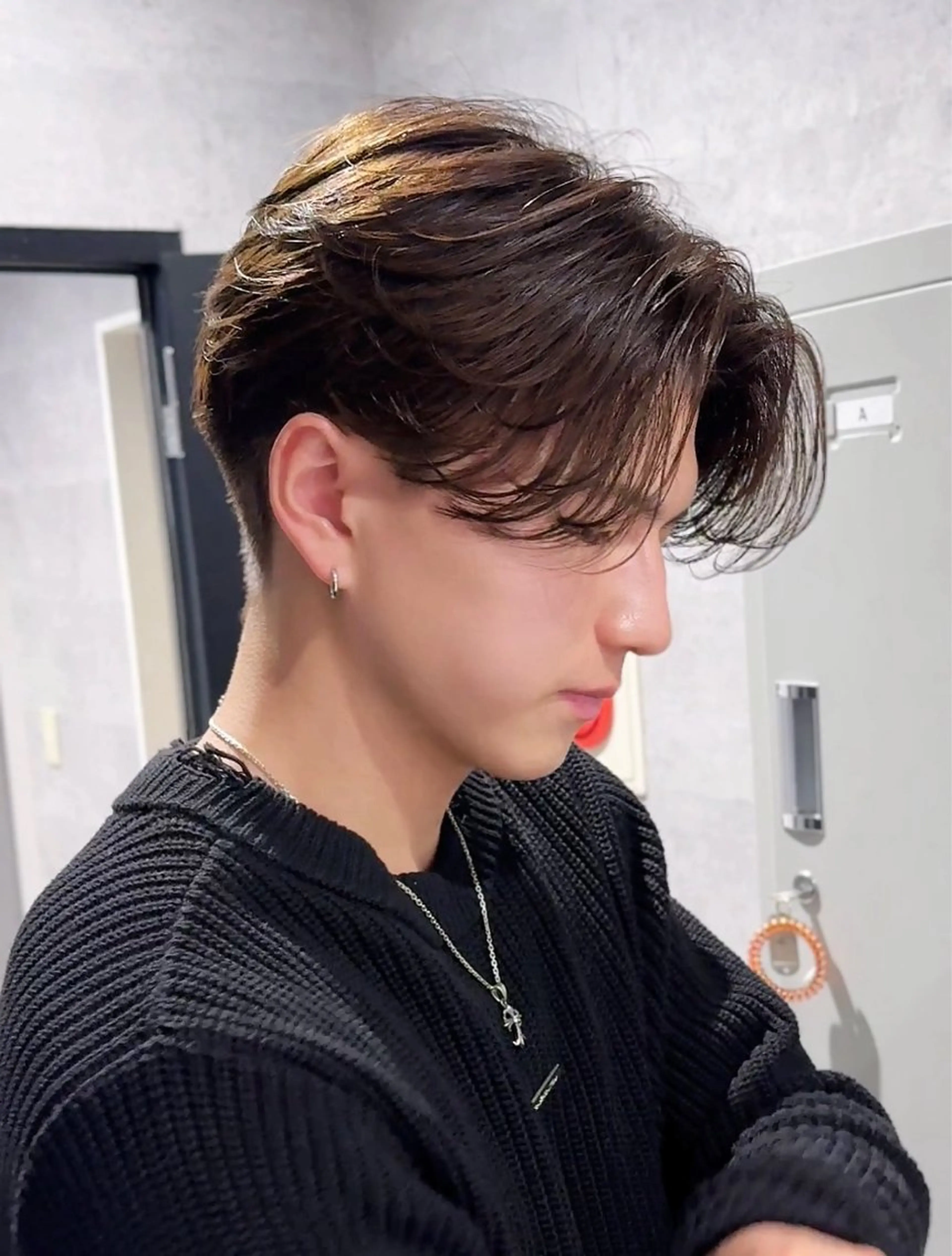 メンズ センターパート カット NOVA天王寺店所属・NOVA天王寺 武元　裕聖のヘアスタイル