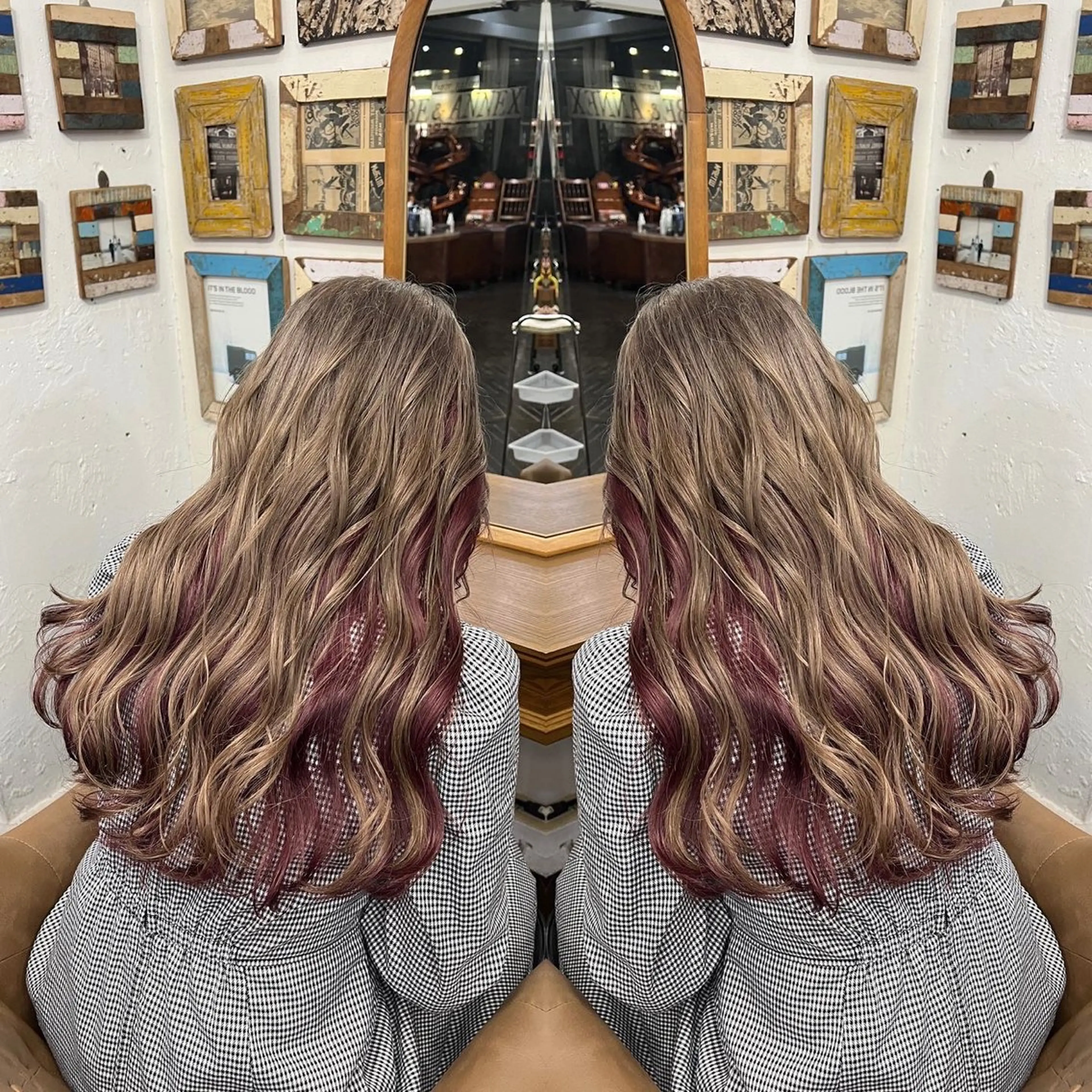 ロング カラー レイヤー/ボブ/ ミニボブ/AOIのヘアスタイル