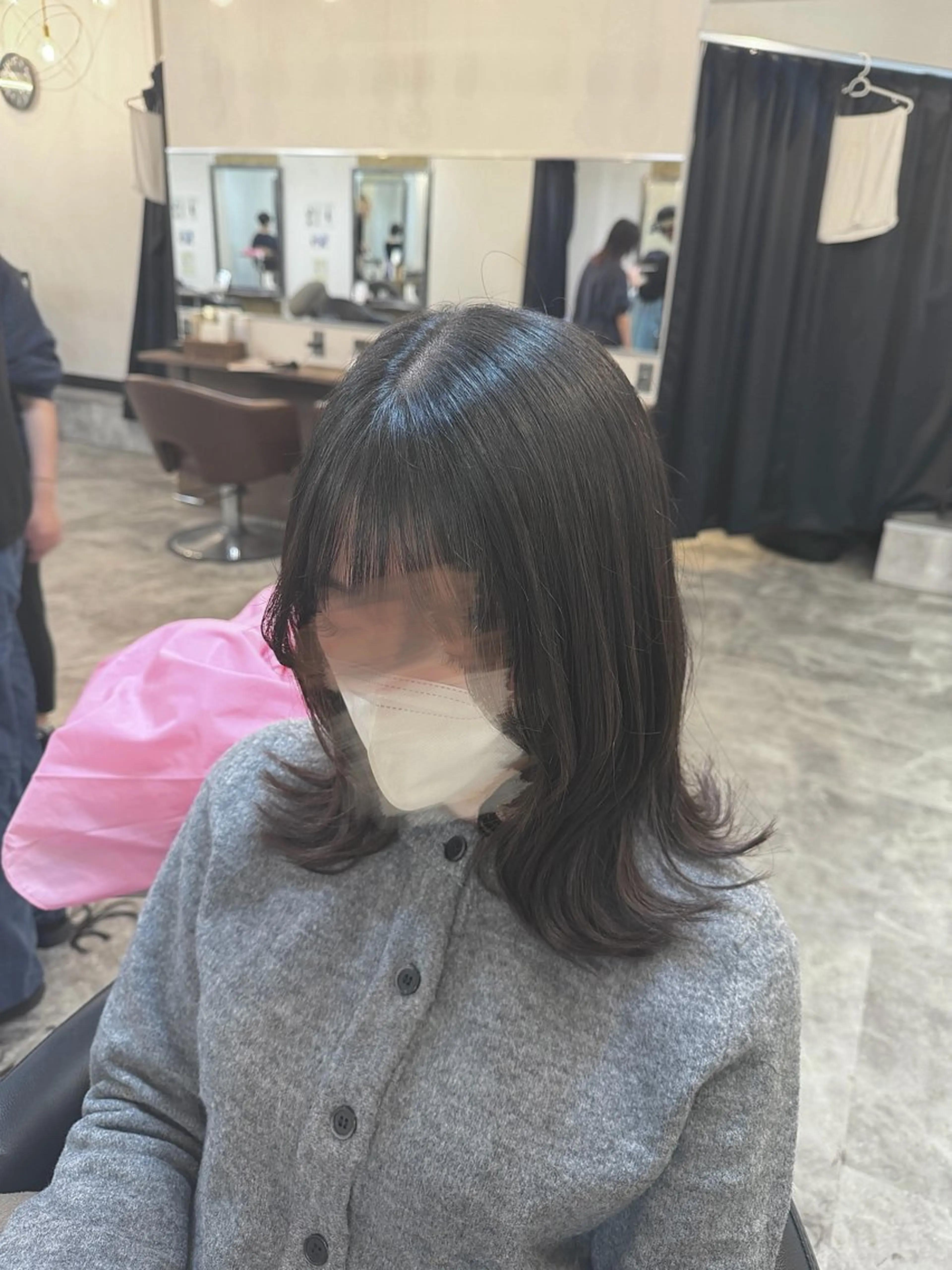 ミディアム ミディアムレイヤー レイヤーカット ⟡ウルフカット / 花音 ⟡のヘアスタイル