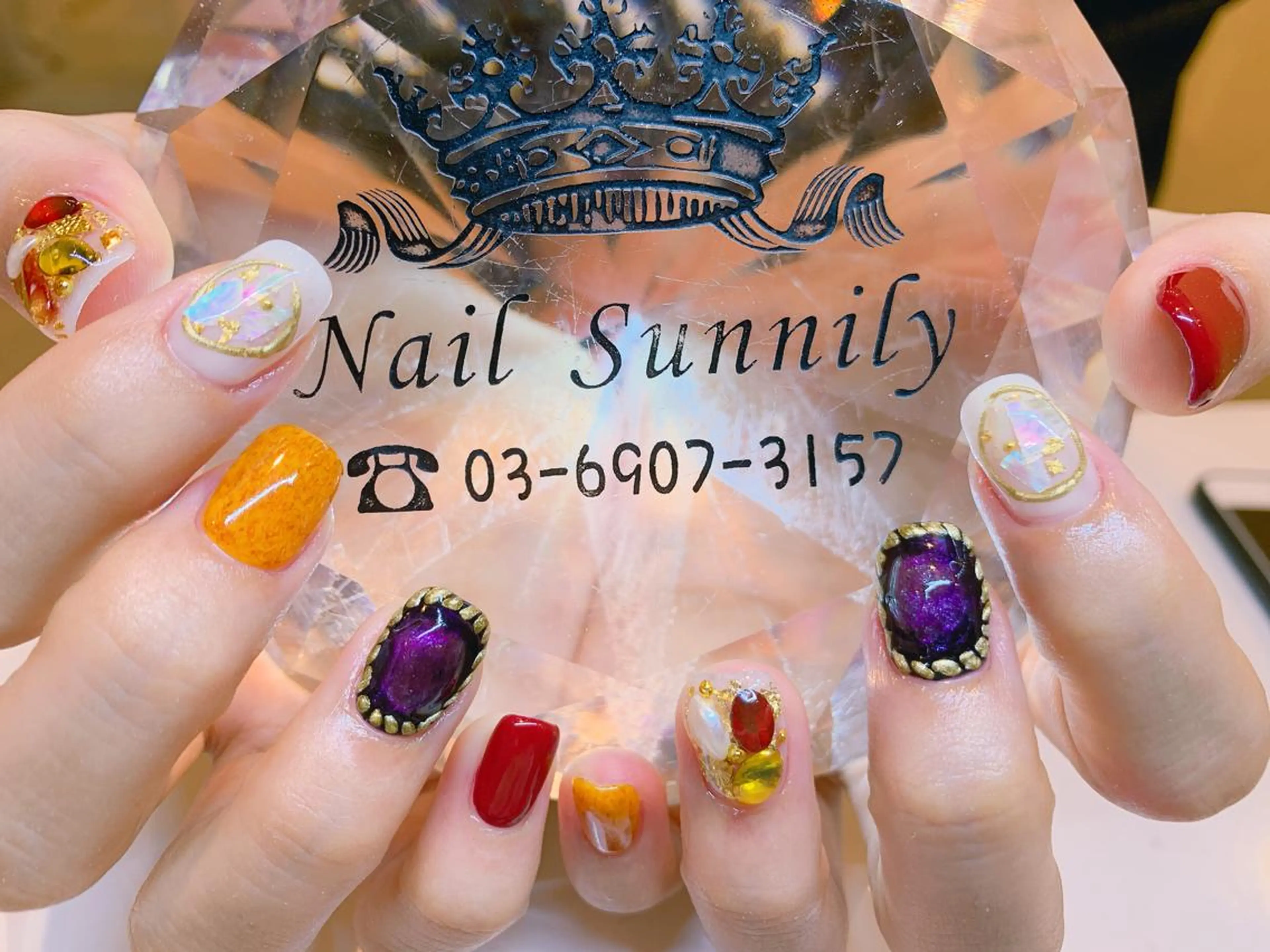 ネイル 長さだし専門店 M2　rikaのネイルデザイン