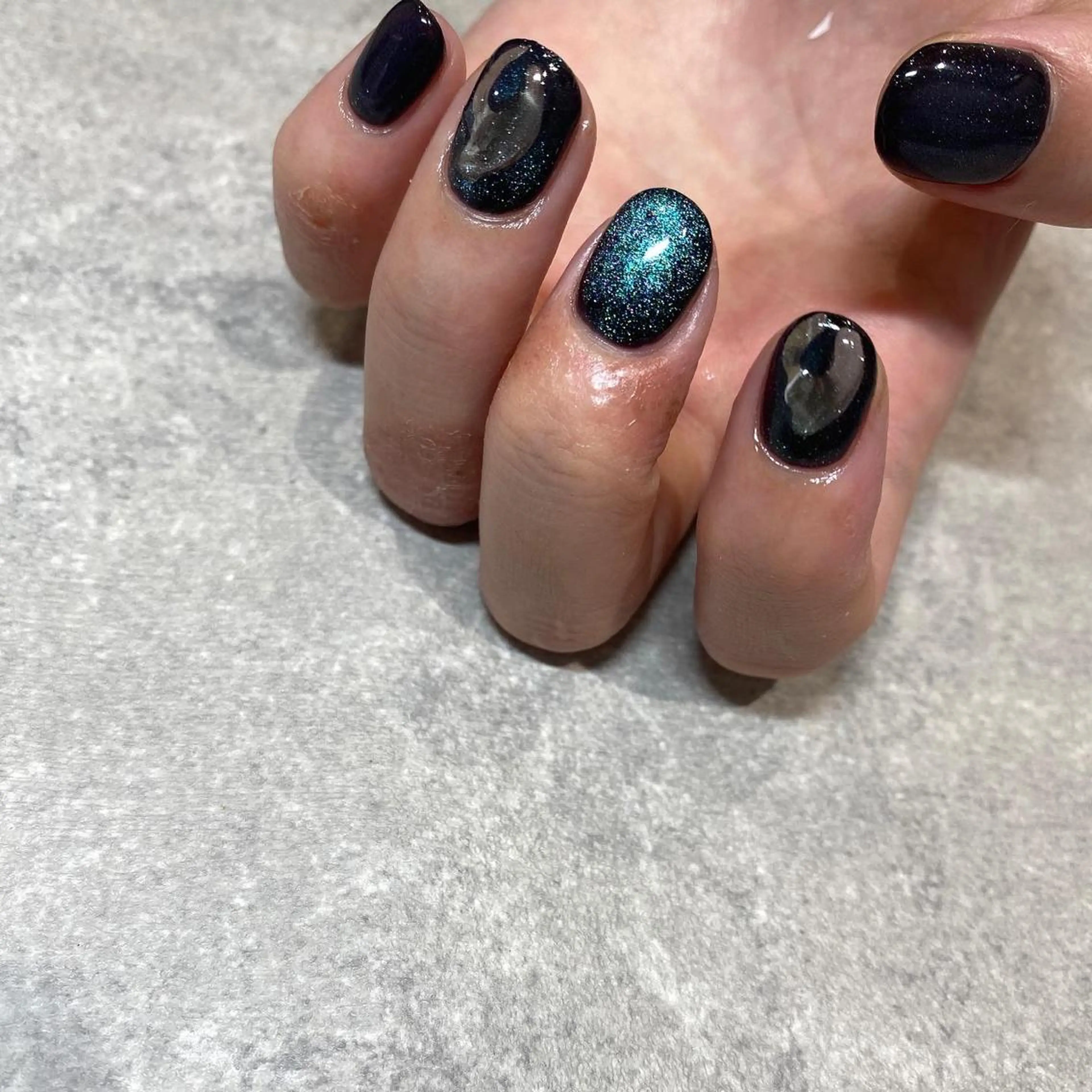 ネイル ハンドネイル NINEnami ニュアンスネイルのネイルデザイン