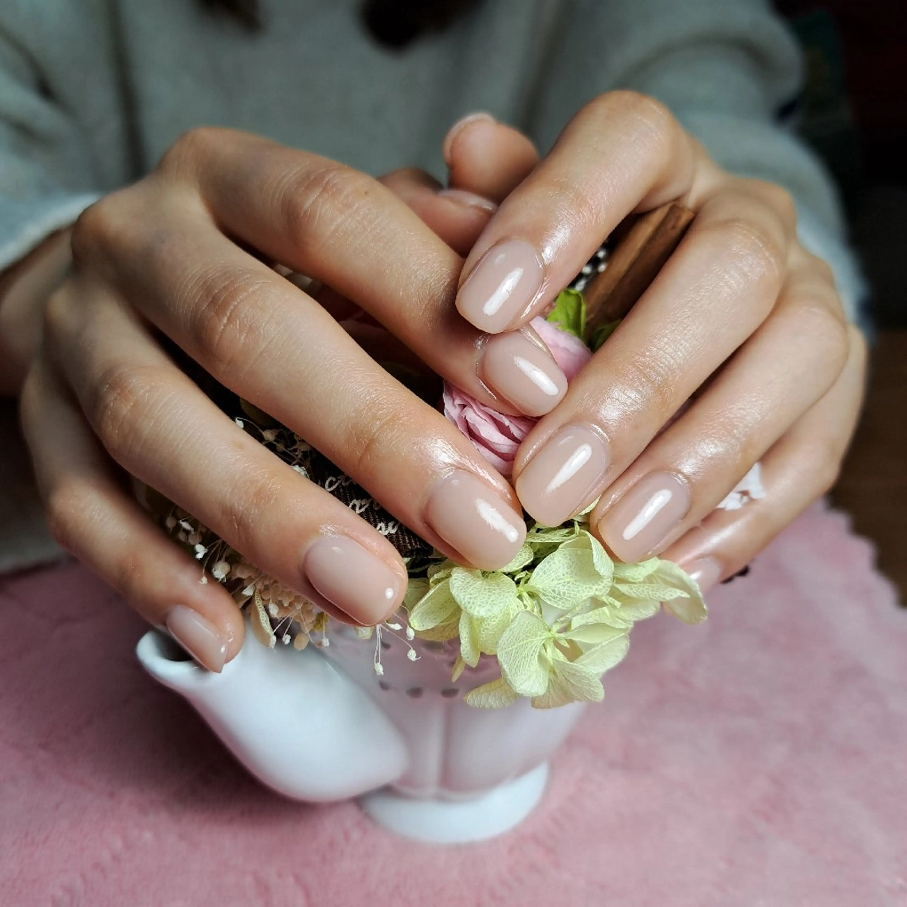 ネイル オフィスネイル ワンカラーネイル HAYASHI  Nのネイルデザイン