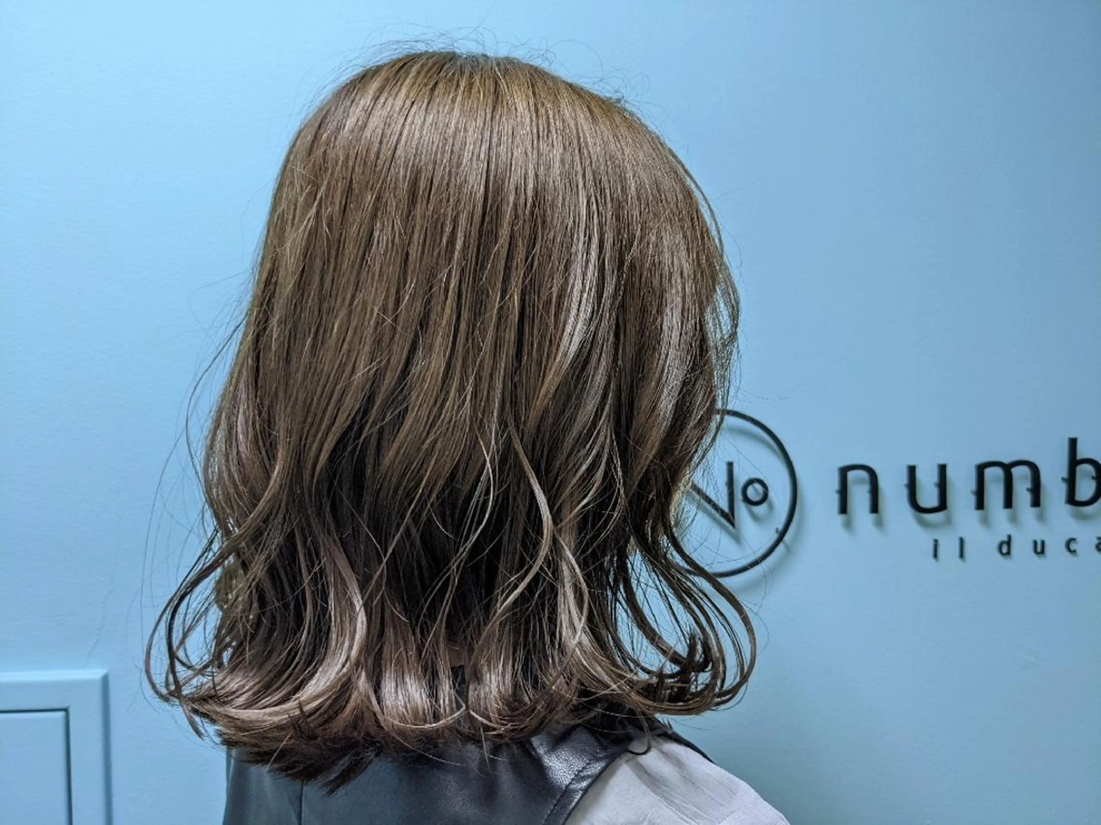 ミディアム カラー 透明感カラー グレージュ オリーブグレージュ オリーブグレー 🌷お任せOK🌷✨ N°ilducaえりのヘアスタイル