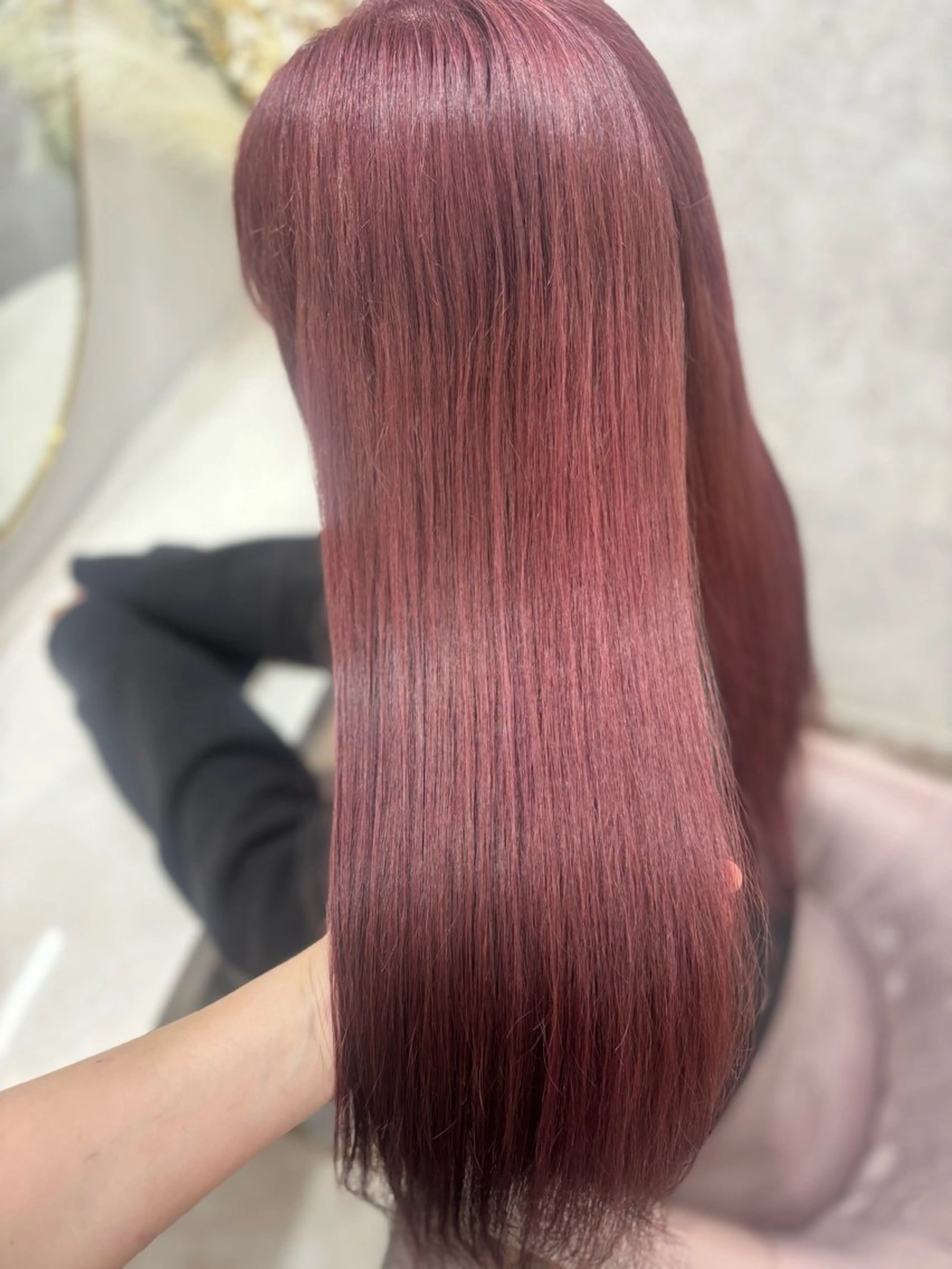 ロング 💘Kurea💘 艶髪/韓国/暗髪のヘアスタイル