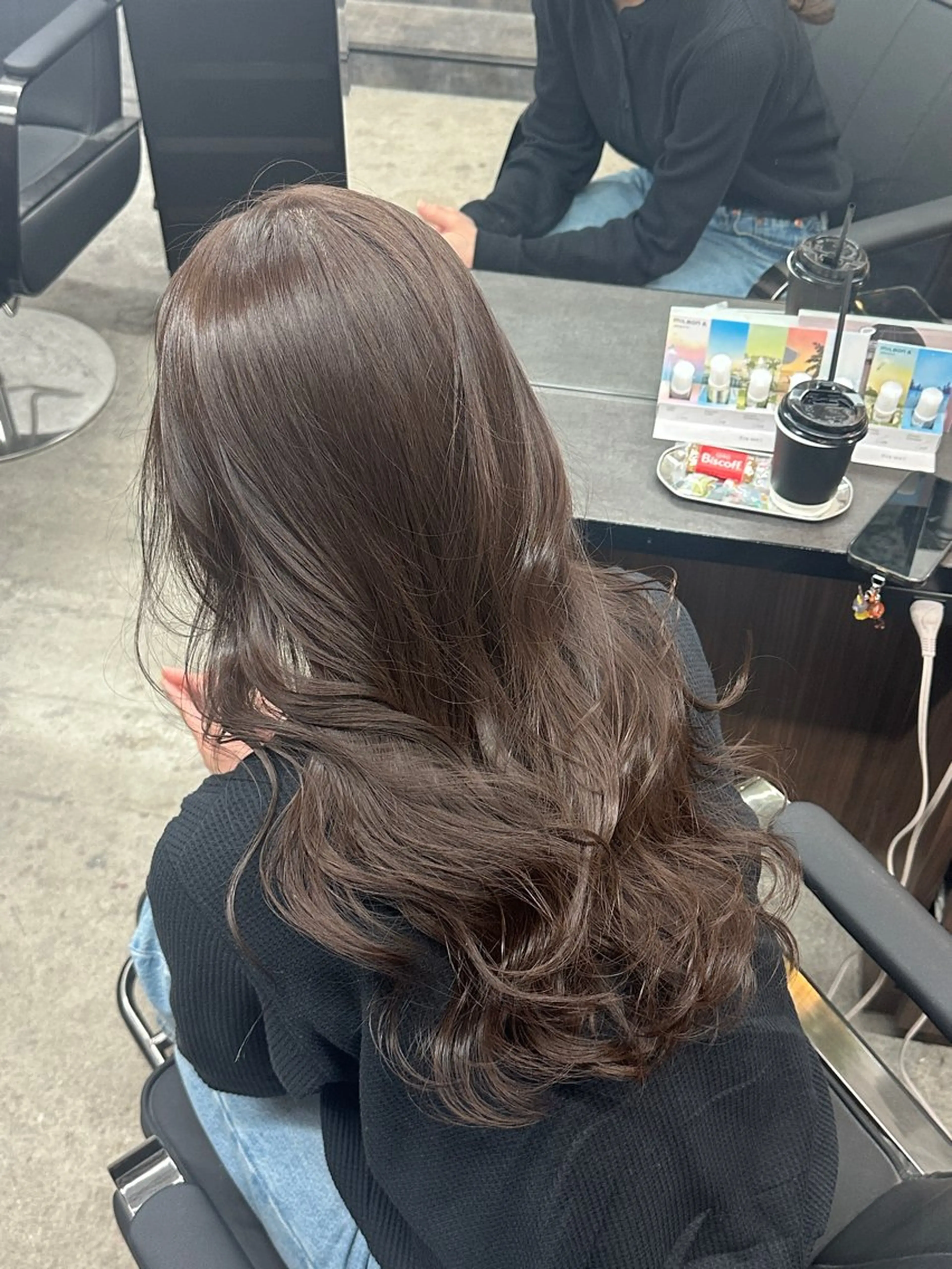 ロング カラー カット ヘアカラー トリートメント ブリーチなしWカラー 透明感/美髪/ユウゴのヘアスタイル