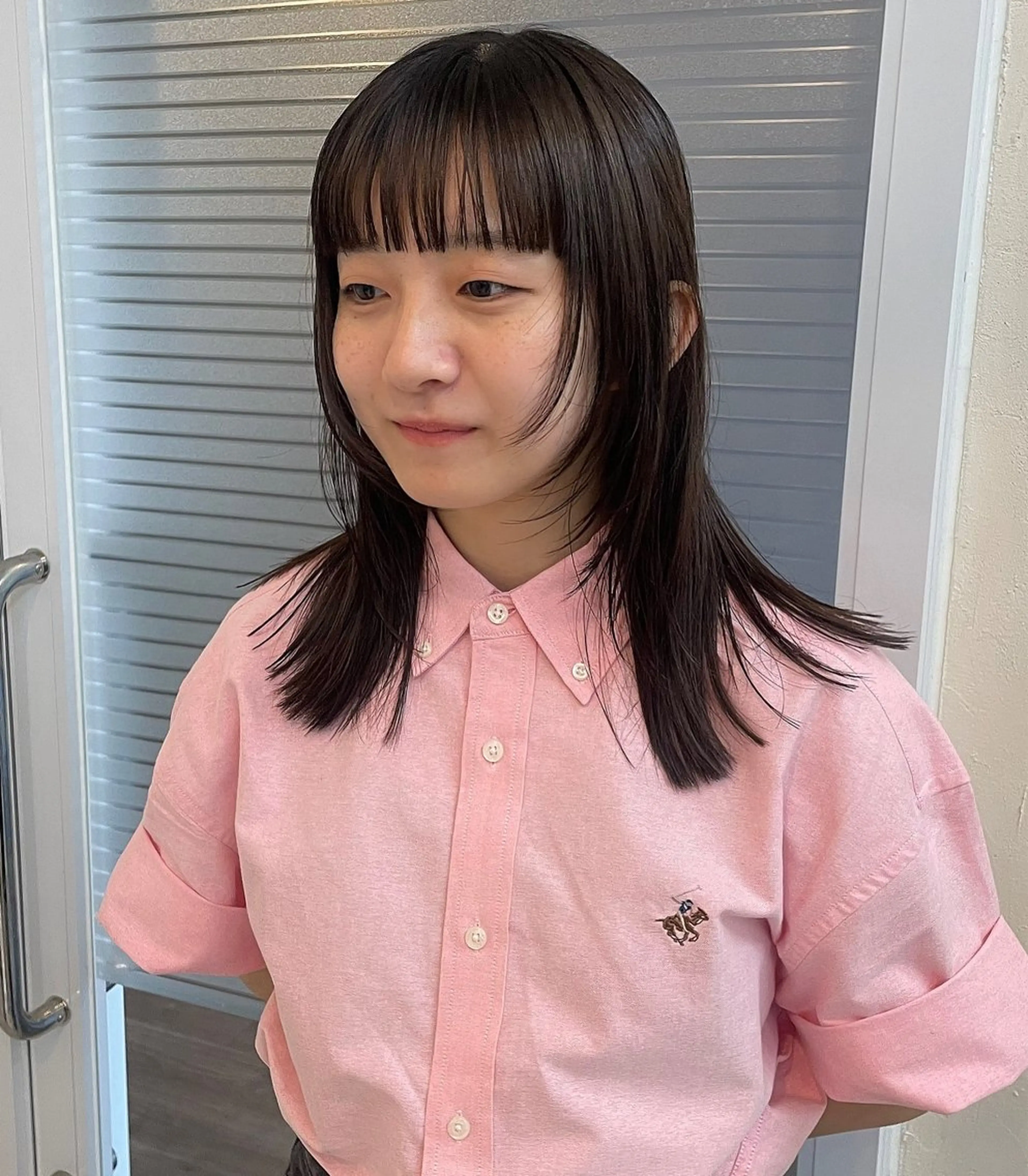 ミディアム カラー 姫カット カット ヘアカラー iet.所属・ウルフ/ボブ/耳ツボ ジュエリー◎ricoのヘアスタイル