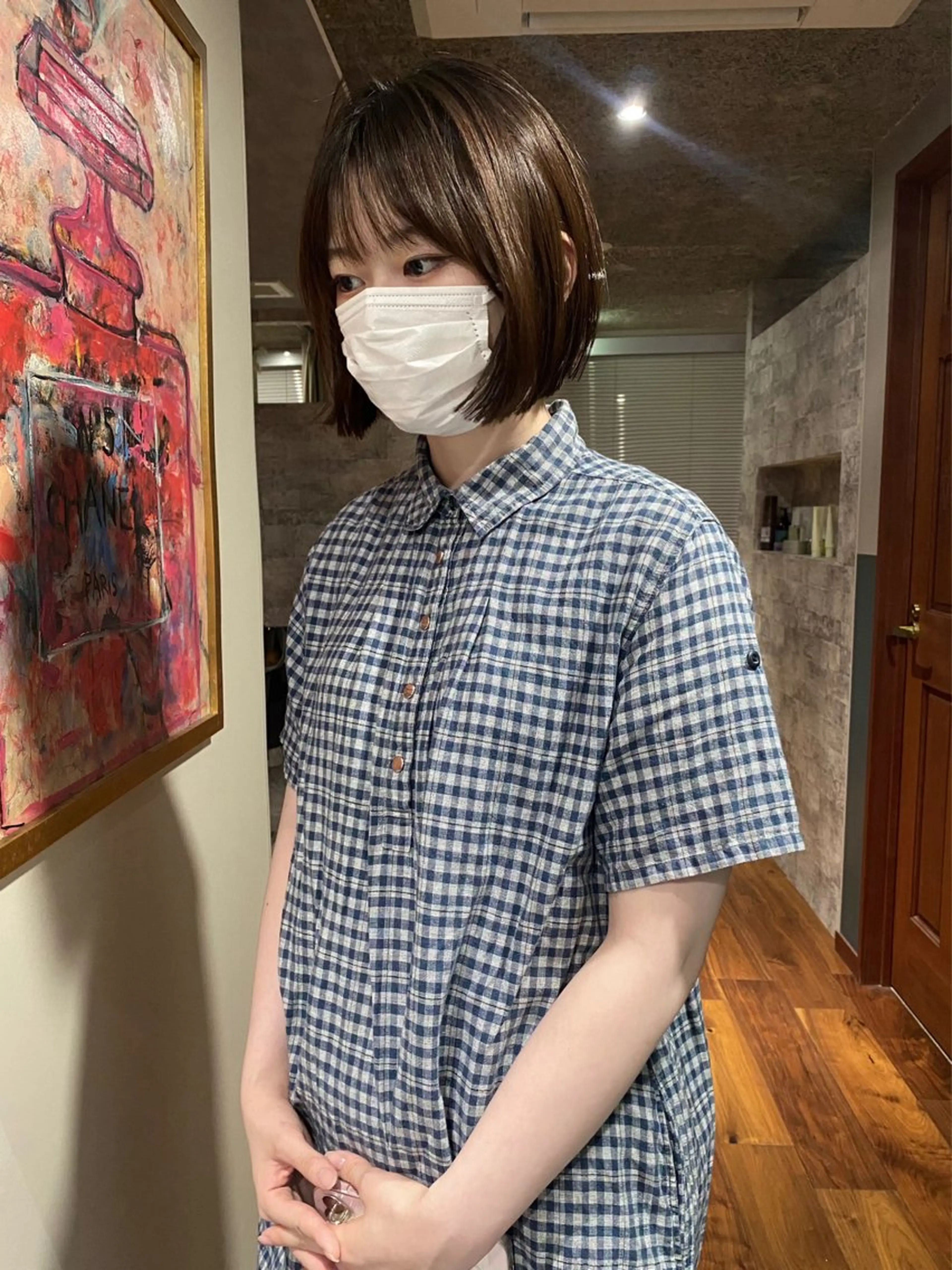 ショート カラー パーマ 似合わせカット カット ヘアカラー 縮毛矯正 トリートメント mai / linoah˚✧のヘアスタイル