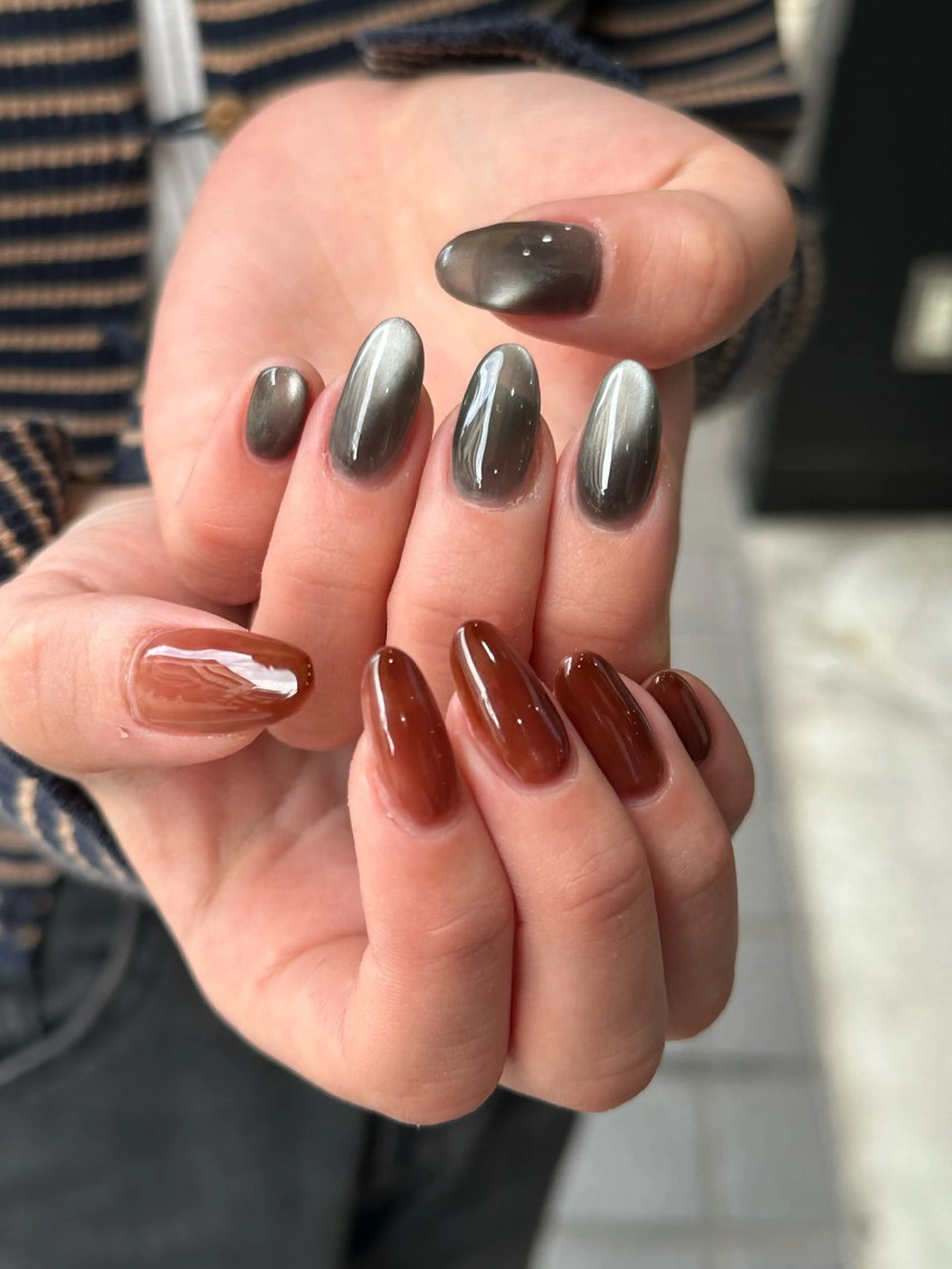 ネイル マグネットネイル ワンカラーネイル ハンドネイル nanaco/ 大分府内町ネイルのネイルデザイン