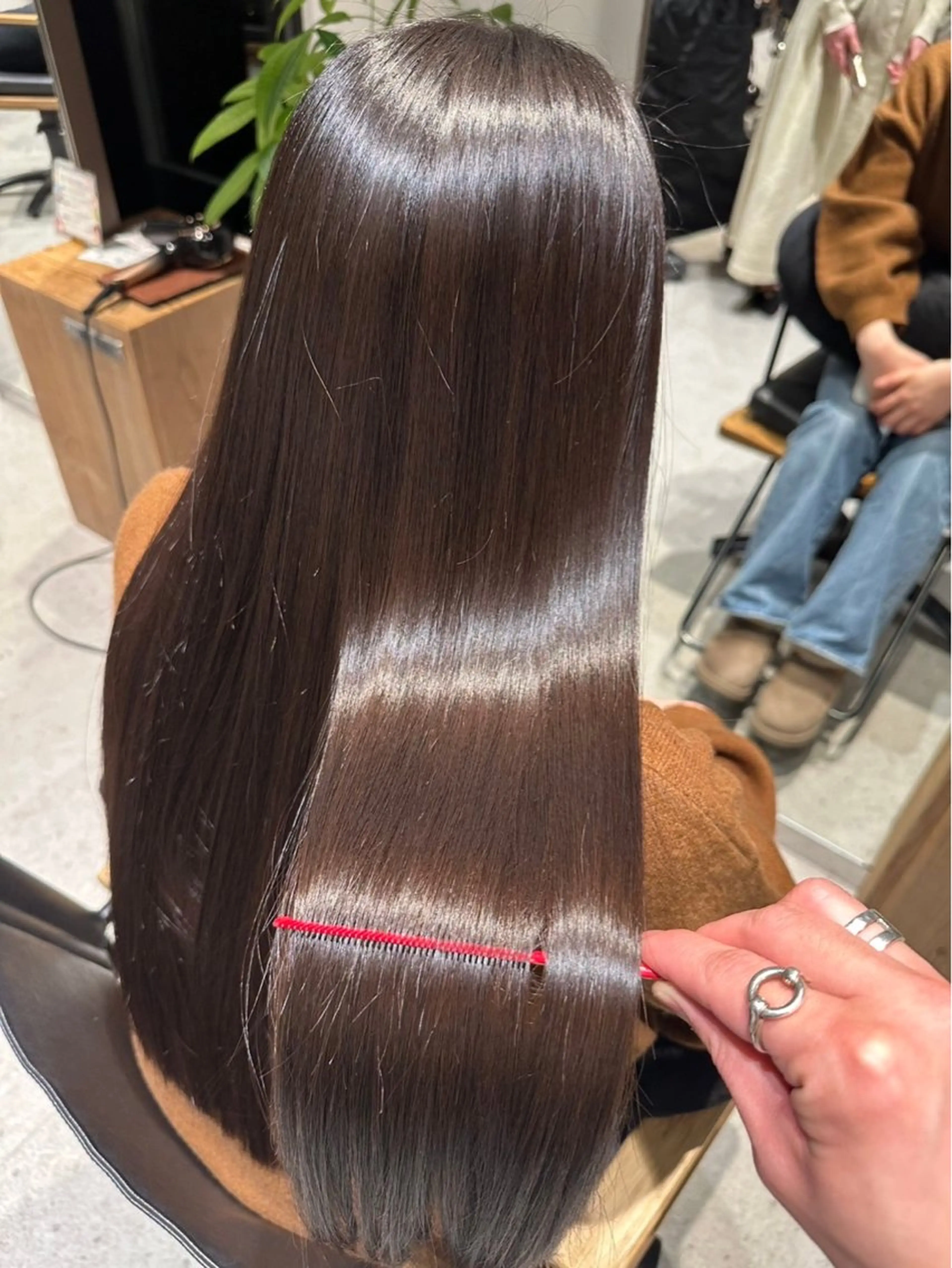 ロング カラー 店長/mao/ 前髪/顔周りカットのヘアスタイル