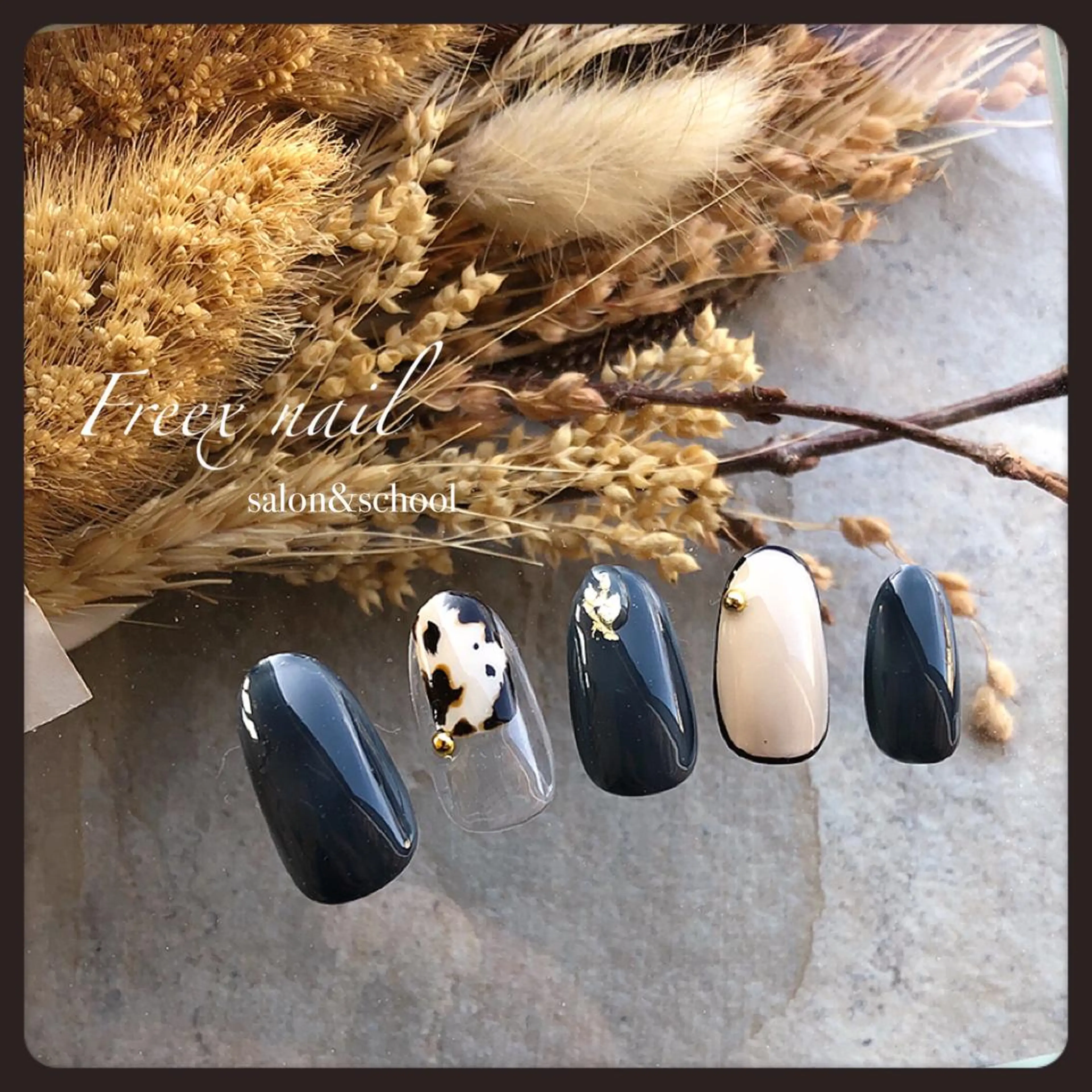 ネイル アニマル柄 ハンドネイル ハンドケア Freex nail所属・freex nail /ニュアンス/個性派のネイルデザイン